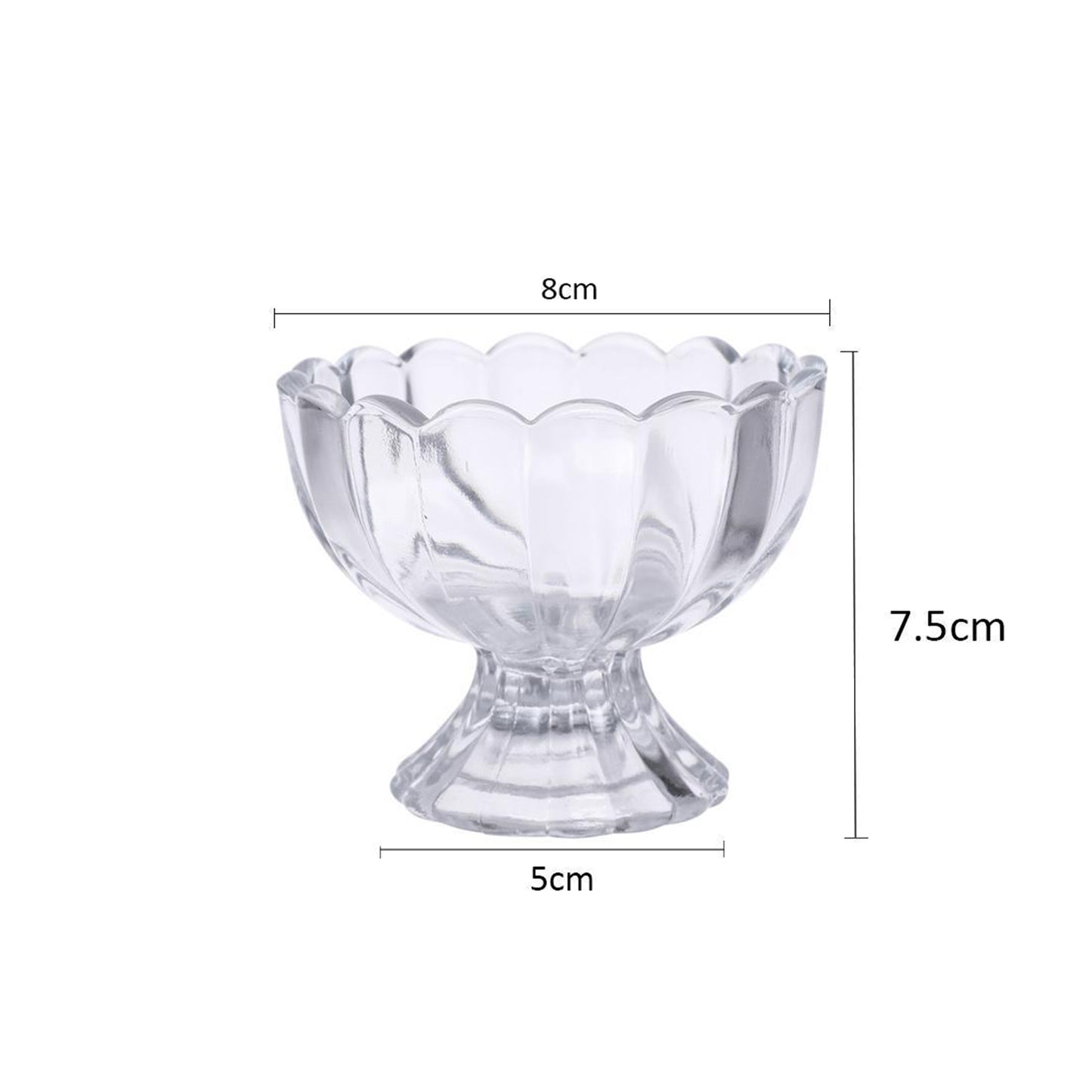 0091c Serving Dessert Bowl Ice Cream Salad Fruit Bowl - 6pcs Serving Dessert Bowl Ice Cream Salad Fruit Bowl - 6pcs - Happy Price - Image 4