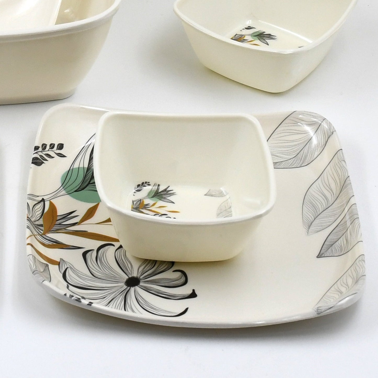 Divine Lunch Tableware Dinner Set (11 Pcs Set) - Happy Price - Image 5