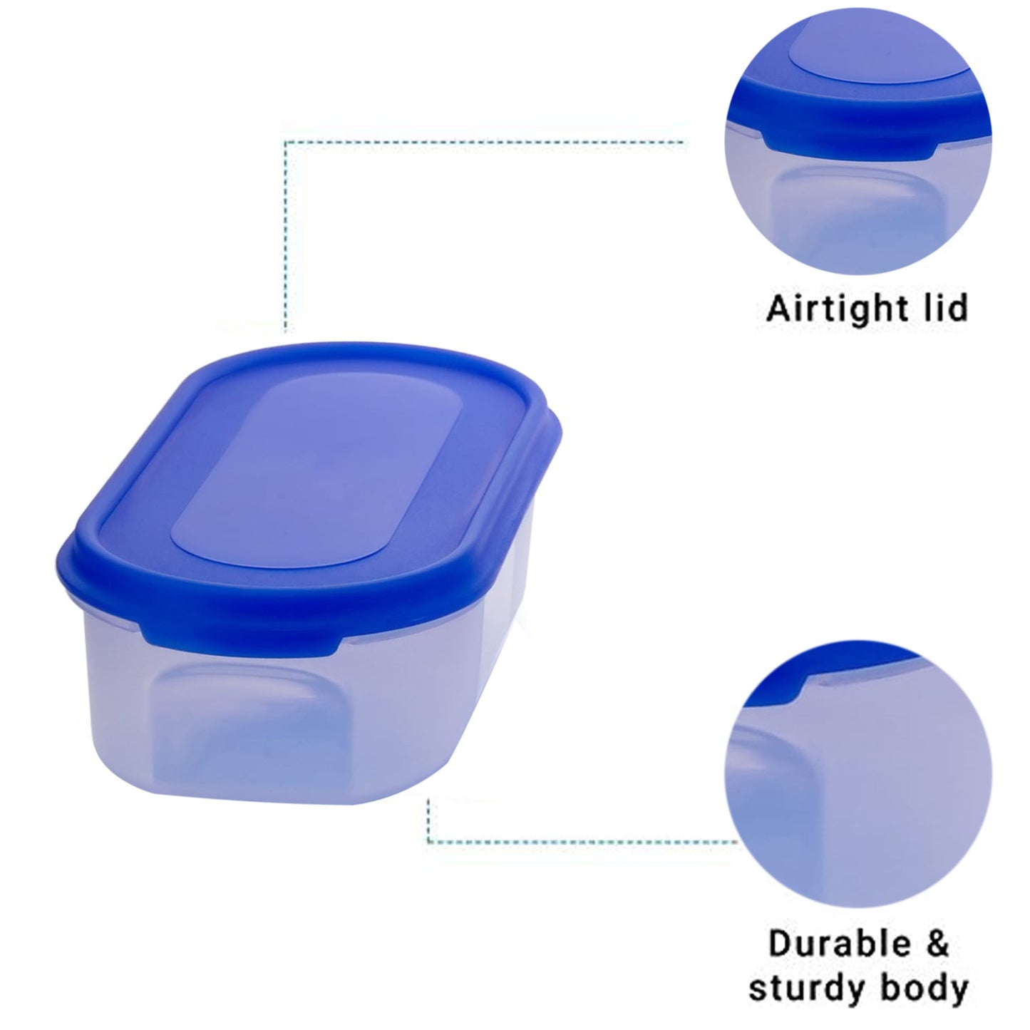 HappyPrice 500ml Food Storage Container - Airtight & Stackable Kitchen Organizer - Happy Price - Image 4