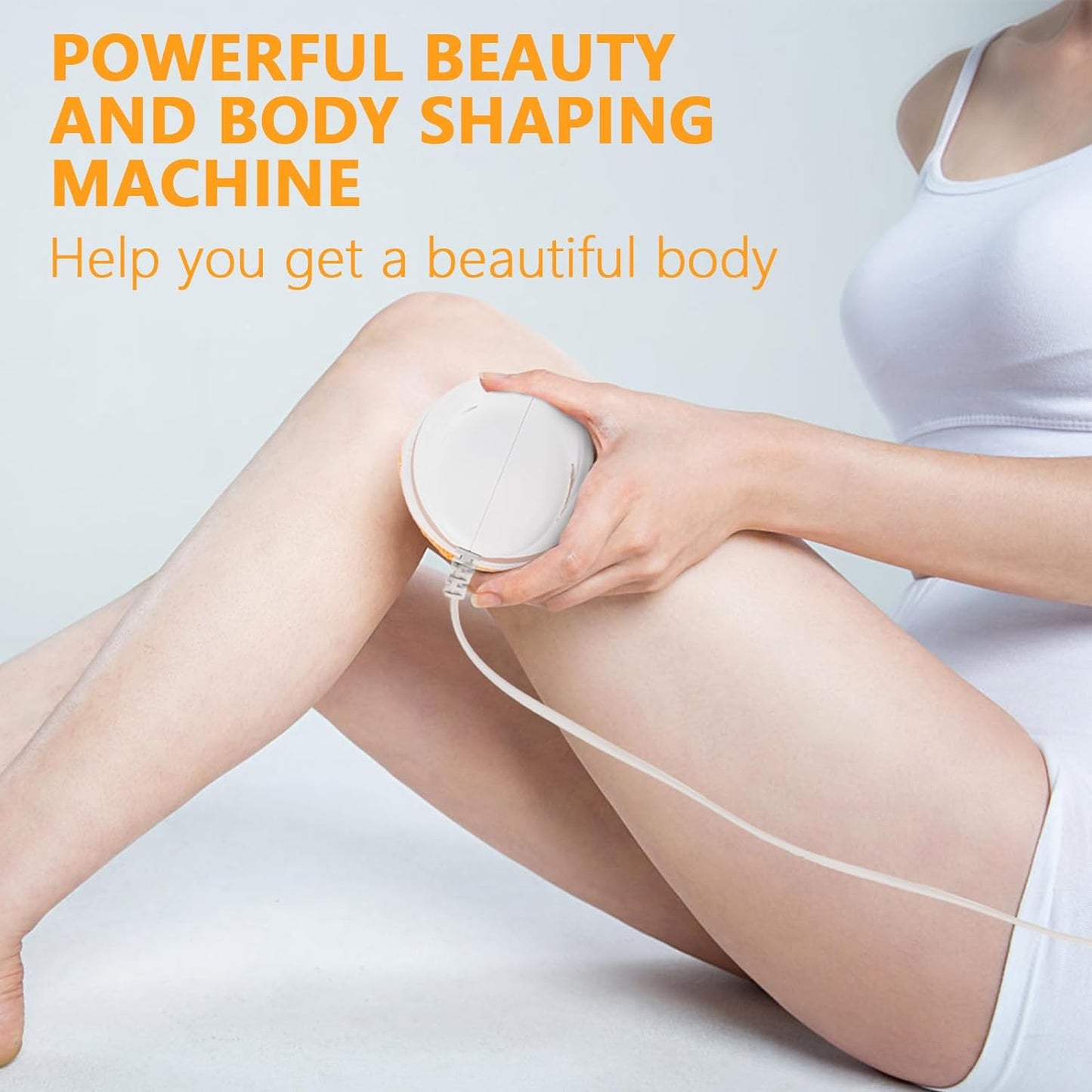 Body Massager Shaping Machine Body Sculpting Massager With 3 Washable Pads Adjustable Speeds Electric Handheld Massager For Belly Waist Legs Arms Butt (1 Pc) - Happy Price - Image 3