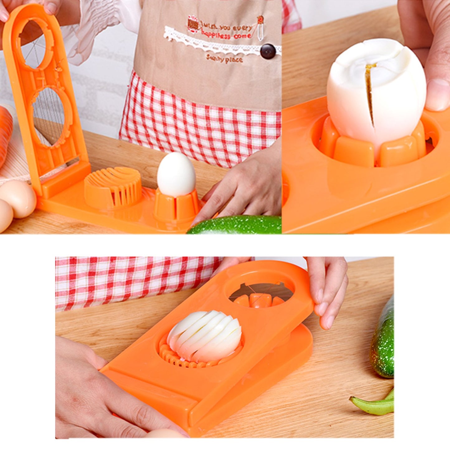 Multi-segment 2 In 1 Egg Cutterslicer - Happy Price - Image 5