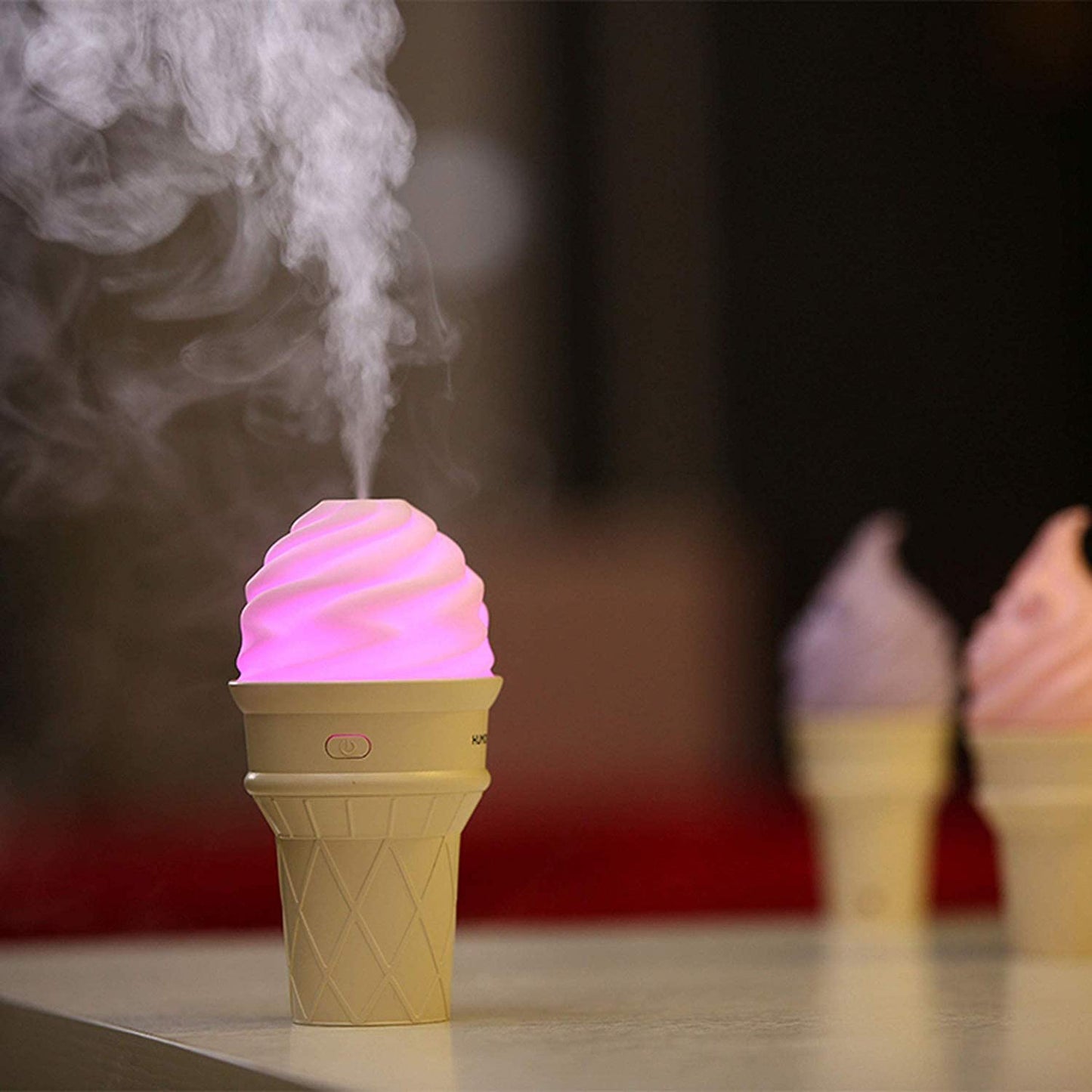 Ice Cream Cone Shape Air Freshener Humidifier (1pc Pink) - Happy Price - Image 7