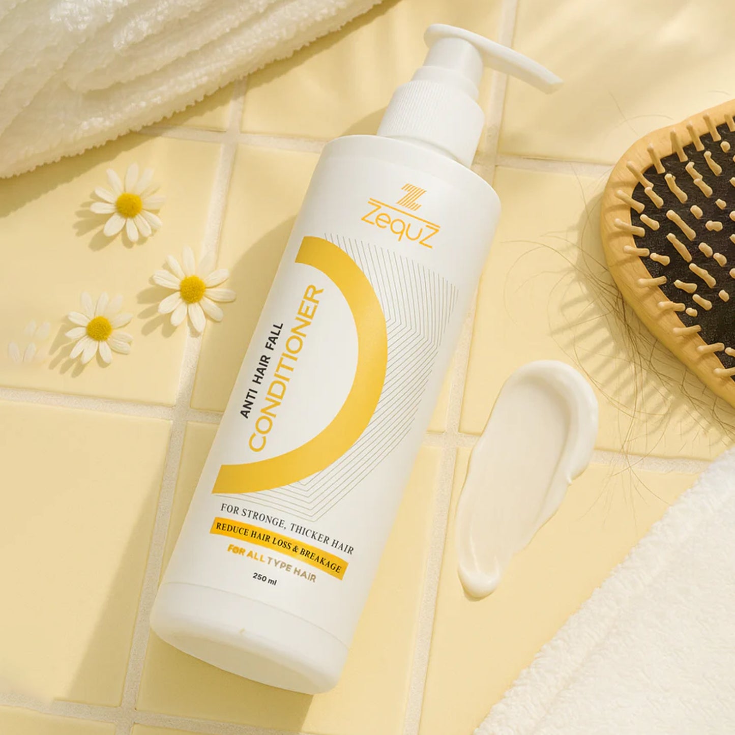 Zequz Anti Hair Fall Conditioner - 250 ML Bottle for Stronger, Smoother Hair - Happy Price - Image 4