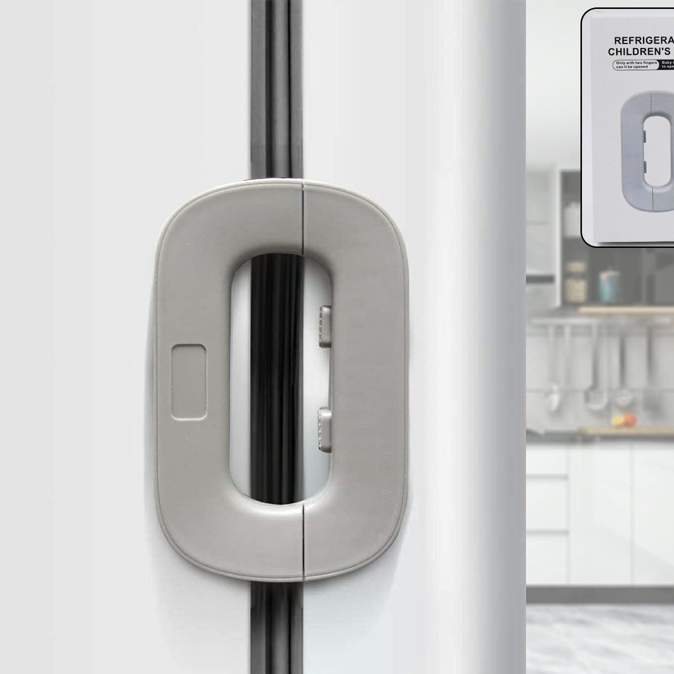 Fridge Freezer Door Lock -baby Safety Child Lock - Happy Price - Image 1