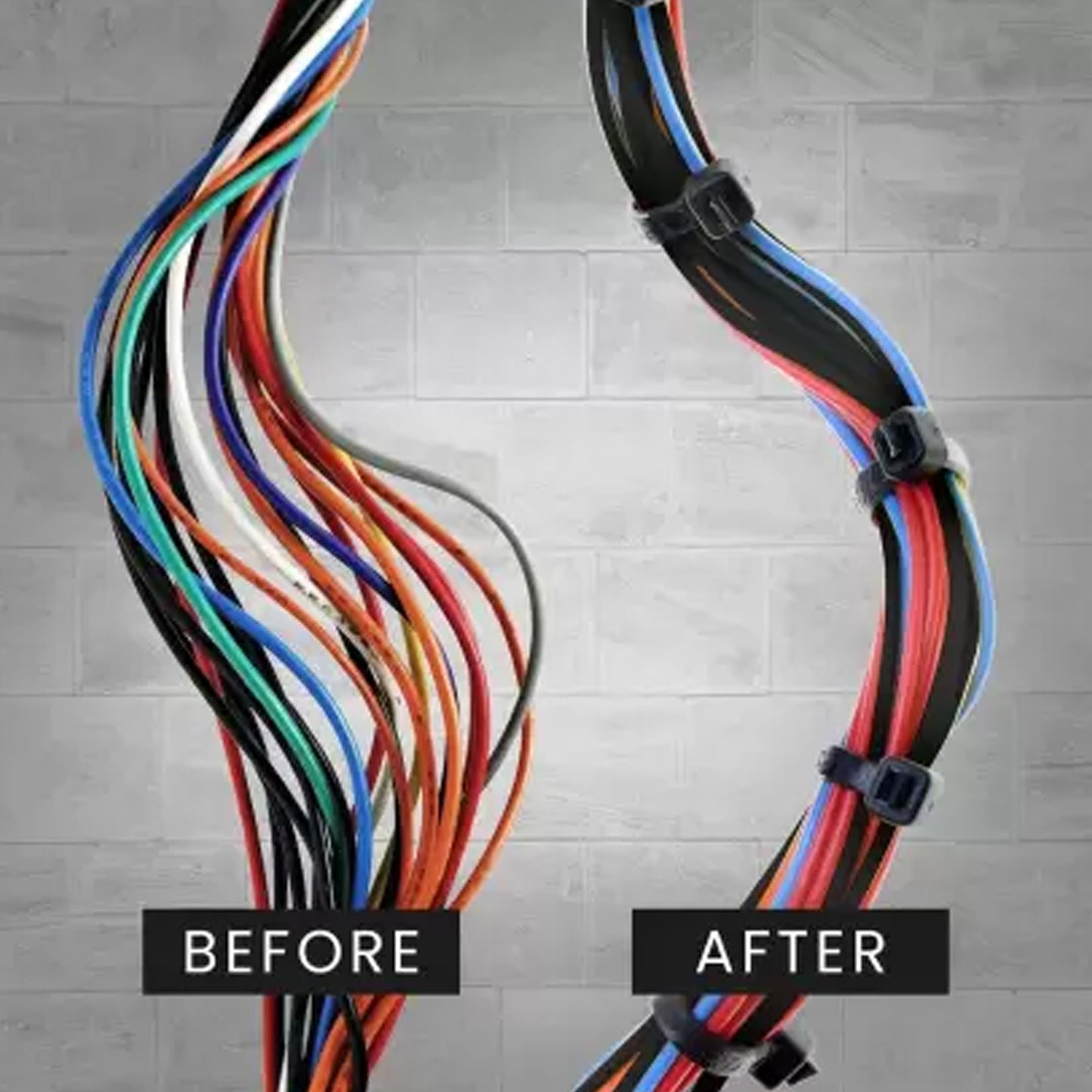 3x100mm Nylon Self Locking Cable Ties Heavy Duty Strong Zip Wire Tie. Pack Of 100pc - Happy Price - Image 5