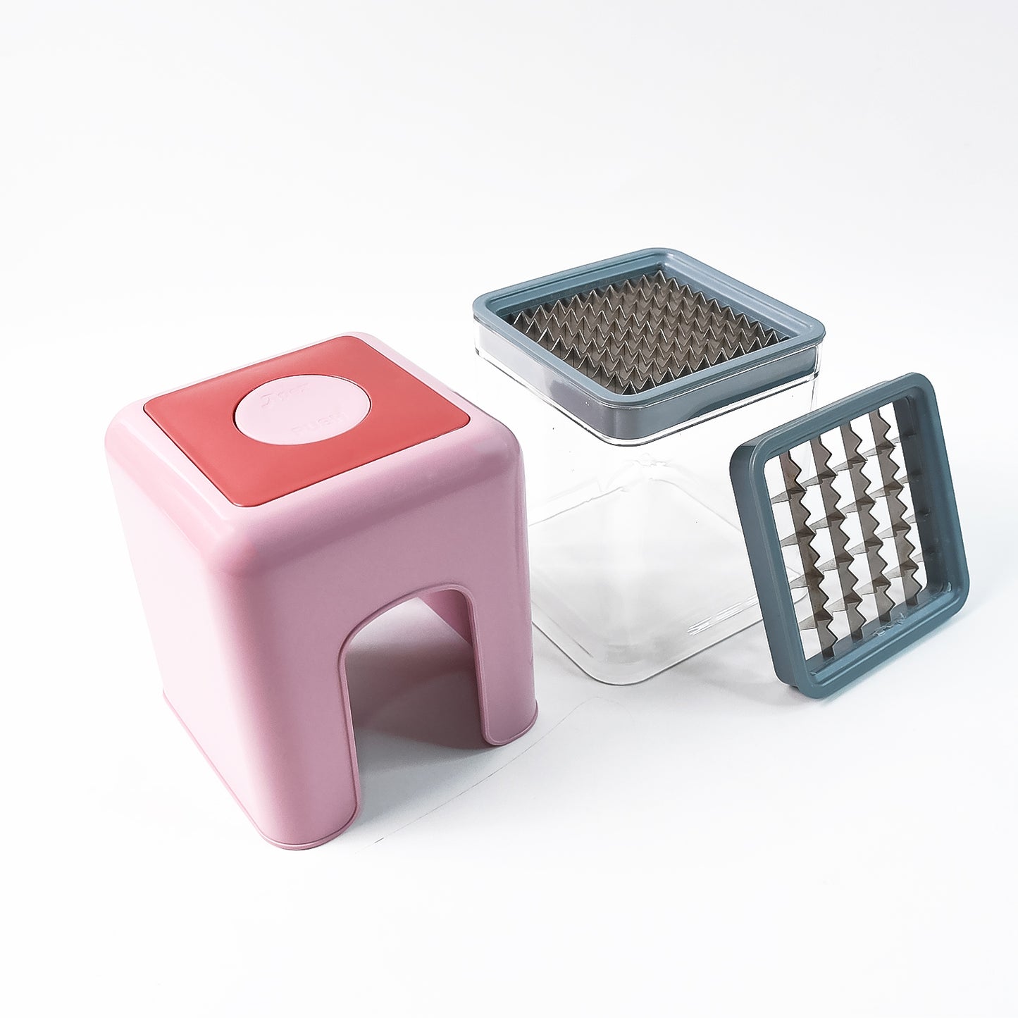 Apex Heavy Duty Potato Chipser Vegetable Chopper With Dual Blade Set - Happy Price - Image 2