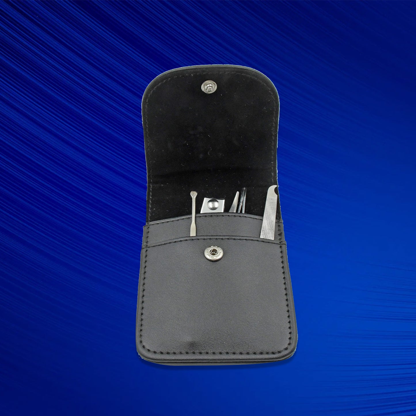 Nail Scissors Professional Nail Clippers Kit Manicure Set 6 Pieces Top Grade Stainless Steel Grooming Kit For Travel Or Home Manicure Set (6 Pc Set) - Happy Price - Image 2