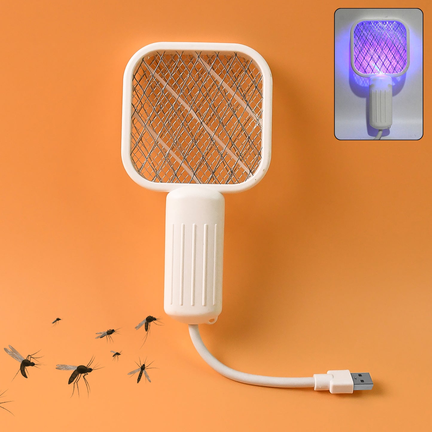 Rechargeable Electric Mosquito Swatter Racket - Happy Price - Image 7