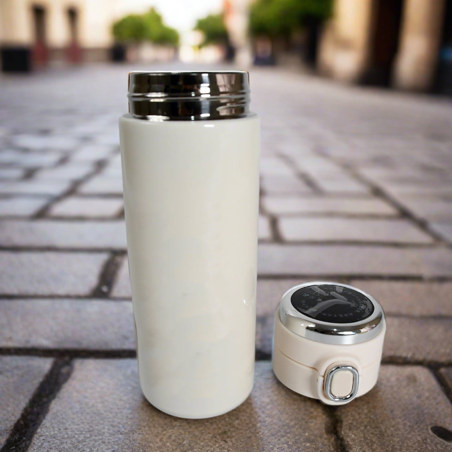 Smart Vacuum Insulated Water Bottle With Led Temperature Display Cold Hot Leak Proof Office Bottle Gym Home Kitchen Hiking Trekking Travel Bottle (Mix Color Design) - Happy Price - Image 2