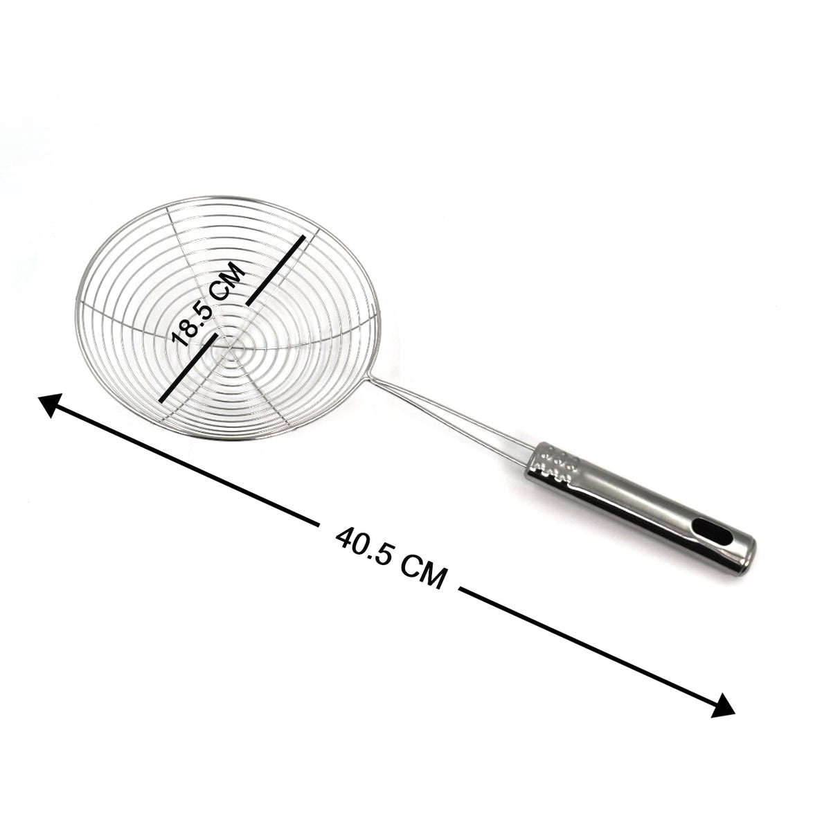 Large Oil Strainer To Get Perfect Fried Food Stuffs Easily Without Any Problem And Damage. - Happy Price - Image 4