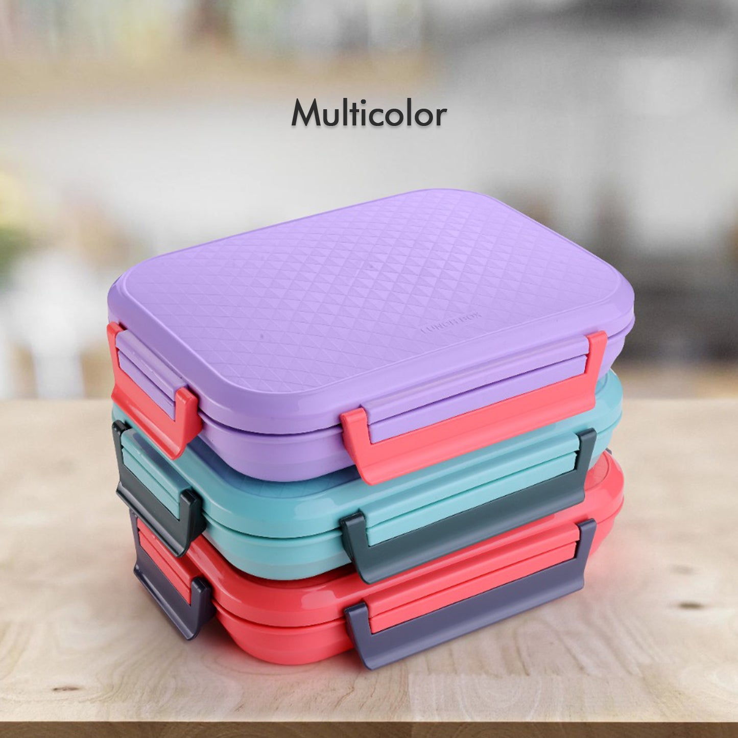 Lunch Box Plastic With Steel Plate Small Lunch Box High Quality Box For Kids School Customized Plastic Lunch Box For Girls Boy - Happy Price - Image 5