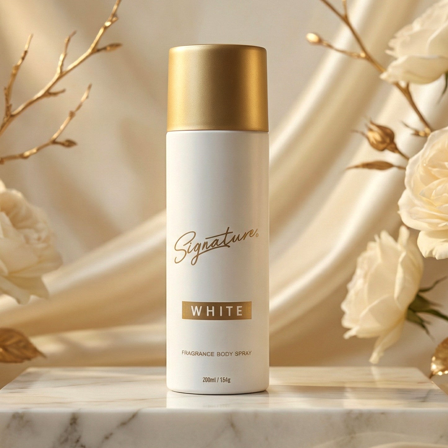 Signature Premium White Fragrance Body Spray 200 ML for Men - Long Lasting Fresh Scent - Great Price - Image 3