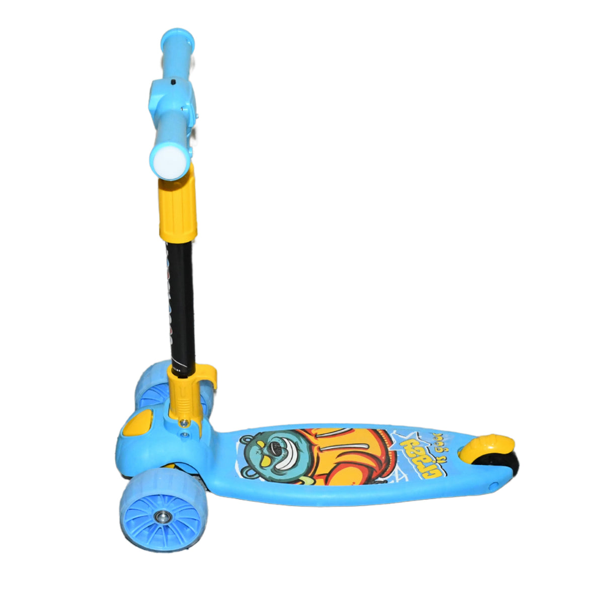 Jumbo Scooter For Kids 2 Wheels Steel Frame Large Foldable Height Adjustable - Happy Price - Image 4
