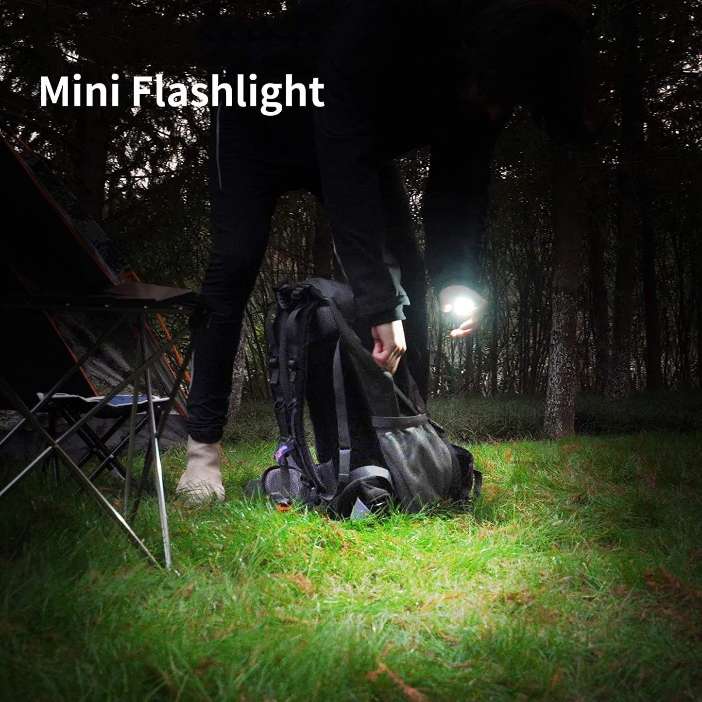 led battery Operated Keychain Flashlight Small Work Light Withfolding Bracket Bottle Opener For Camping Hiking Emergency (1 Pc Moq - 36 Pcs) - Happy Price - Image 3