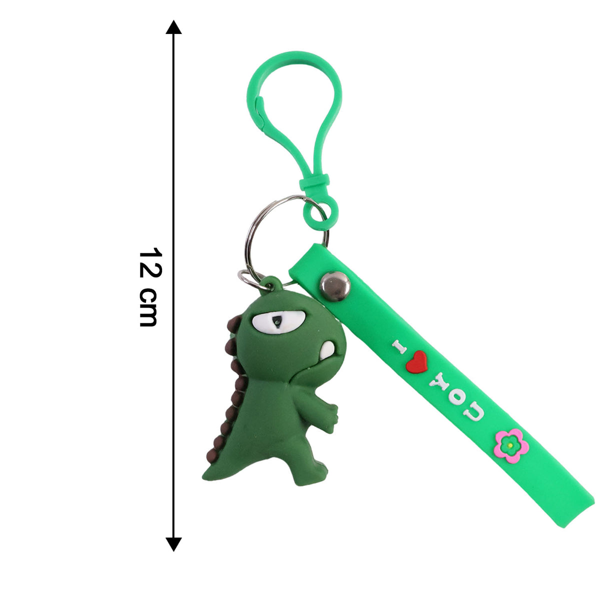 Cute Dinosaur Silicone Wrist Loop Keychain (1 Pc) - Happy Price - Image 5