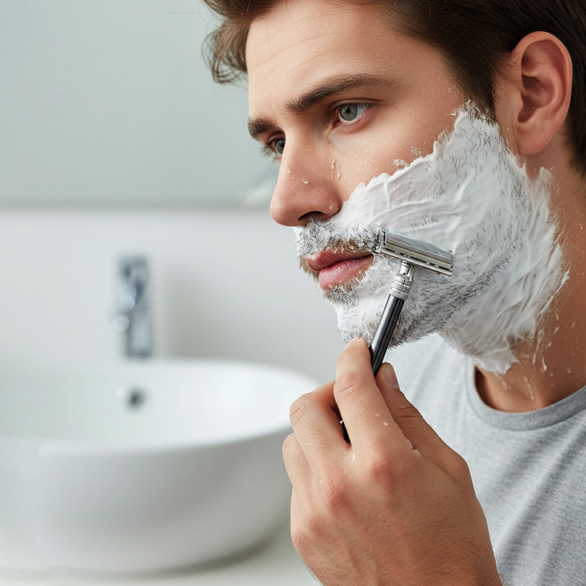 Classic Double Edge Safety Razor for Men - 1 Pc Mix Color - Great Price - Image 3