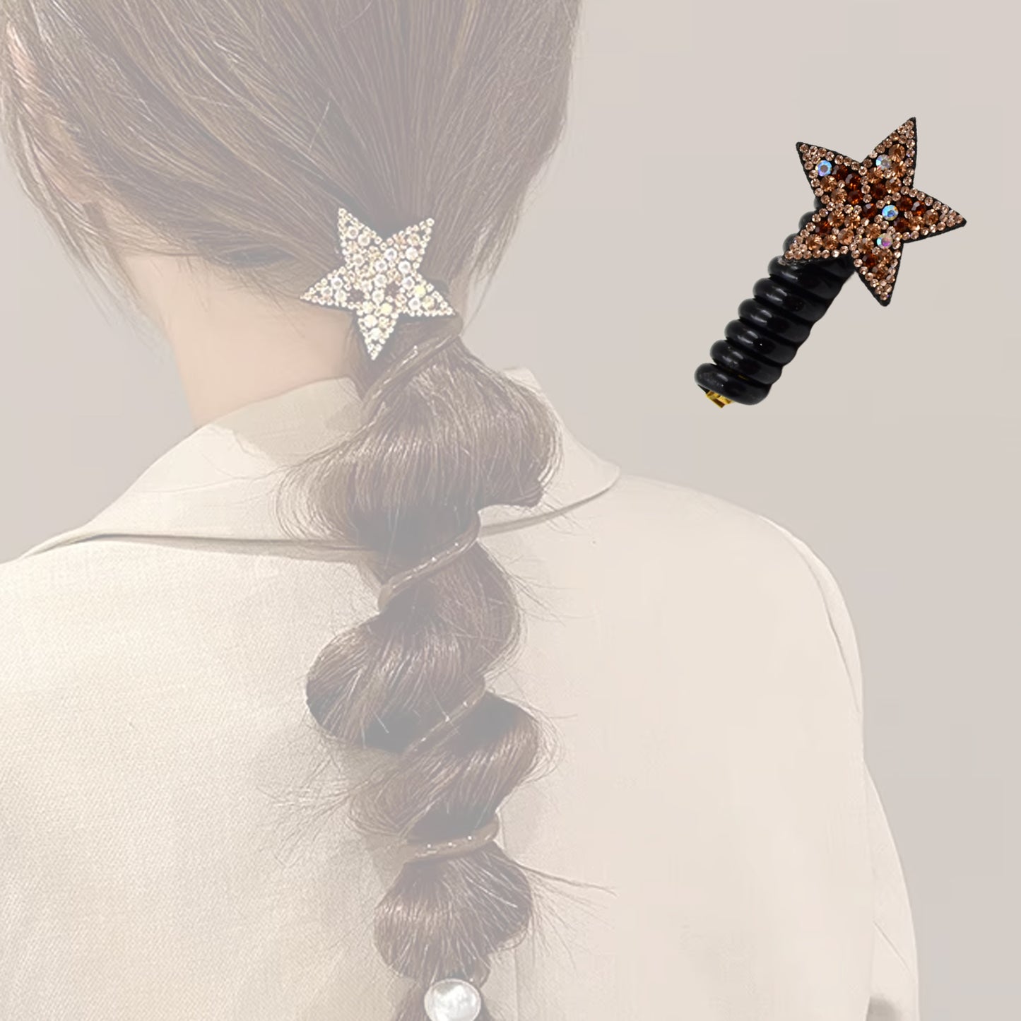 Colourful Telephone Wire Hairbands (1 Pc Mix Design) - Happy Price - Image 3