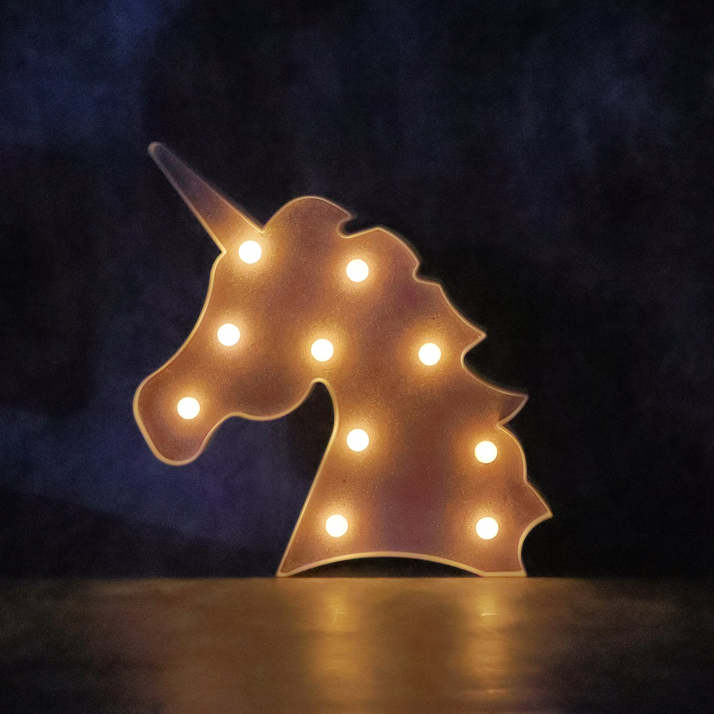 Unicorn Shaped LED Decorative Night Light - 1 Pc Battery Operated Lamp for Kids Room - Happy Price - Image 6