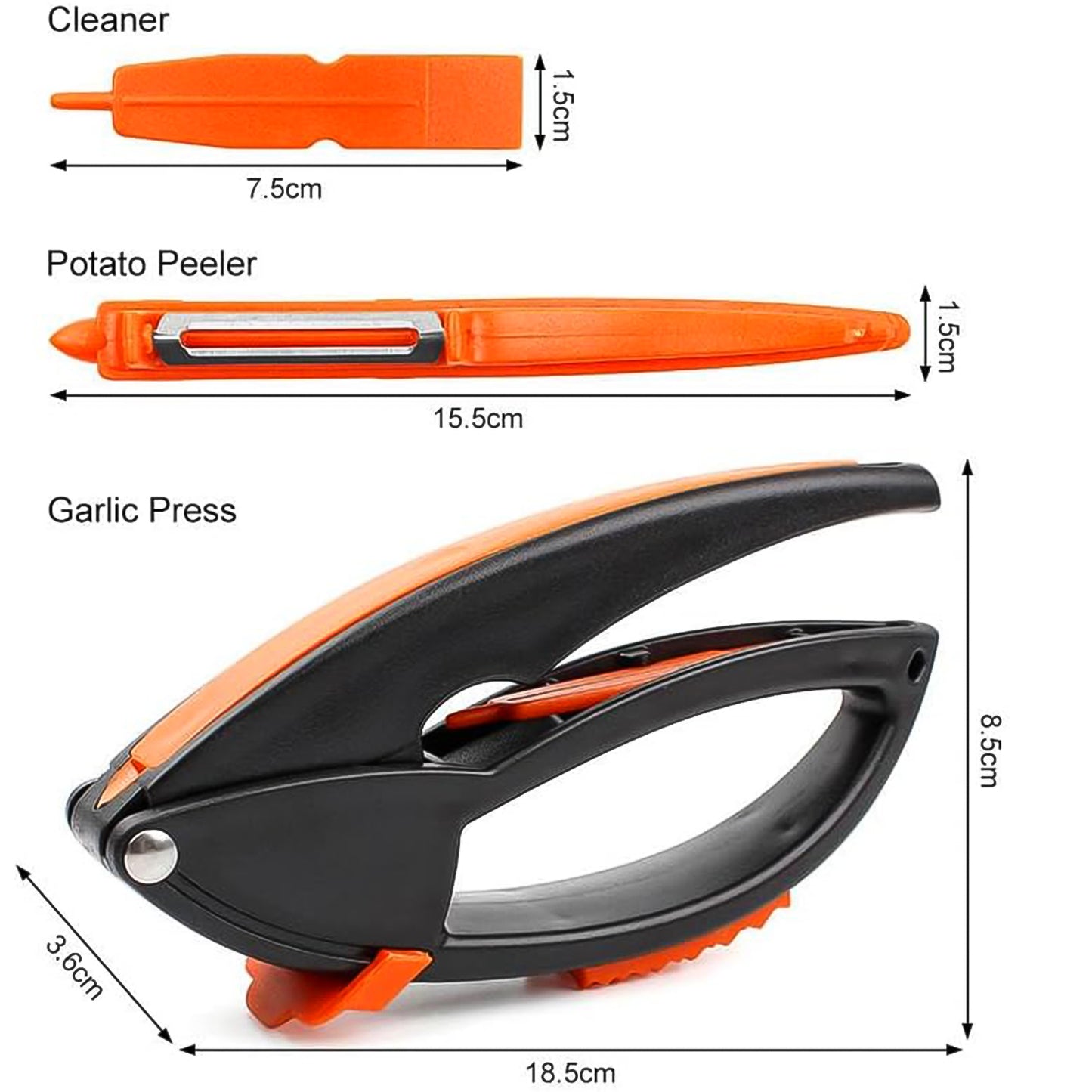 Multifunctional Garlic Press Garlic Mincing Crushing Tool (1 Pc) - Happy Price - Image 6
