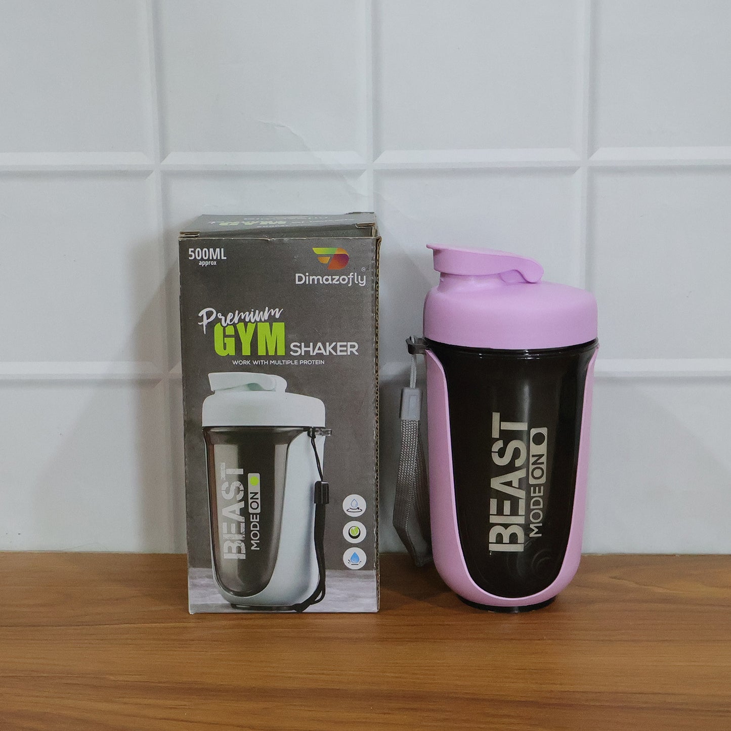 Leak-Proof Gym Shaker Bottle 500 ML - Protein Mix Drink Container 1 Pc - Great Price - Image 7