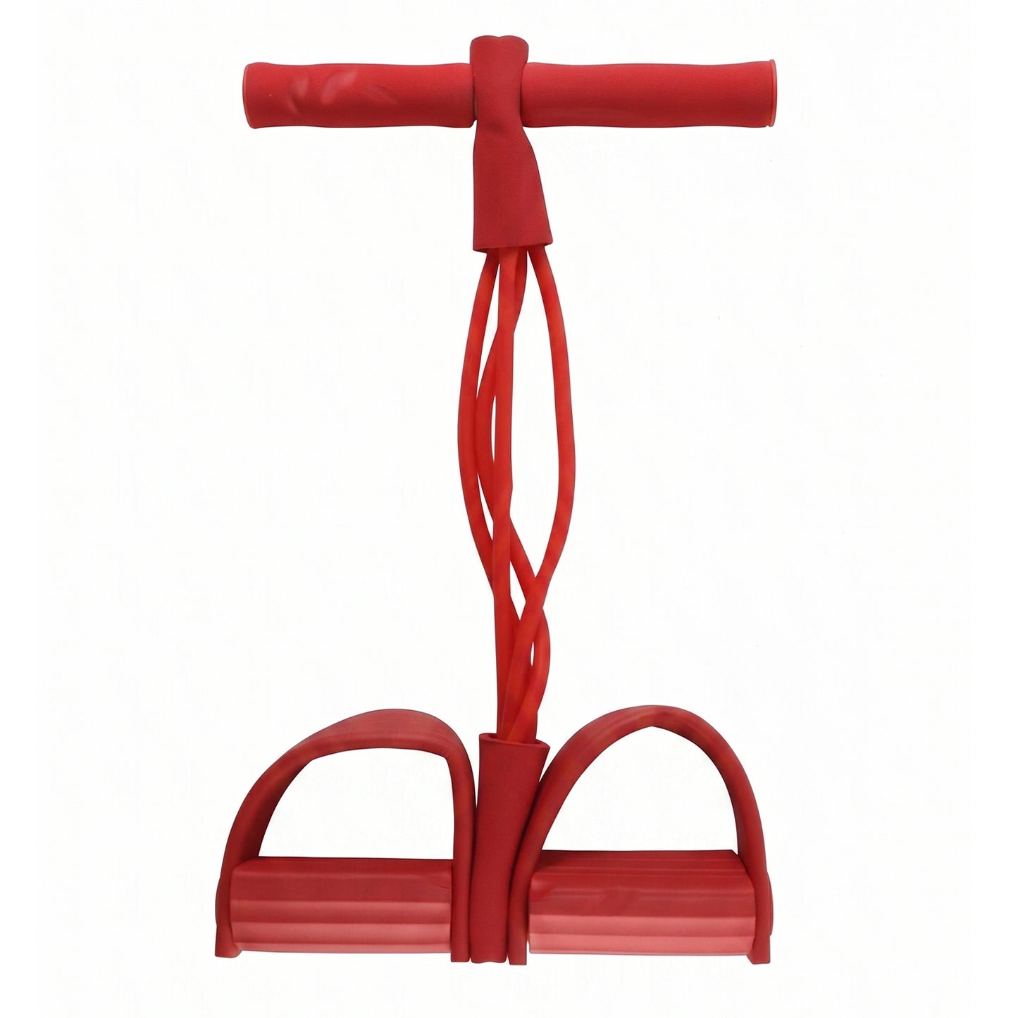 Portable Pull Rope Exerciser with Foot Pedals - Full Body Workout Tool (1 Pc) - Happy Price - Image 4
