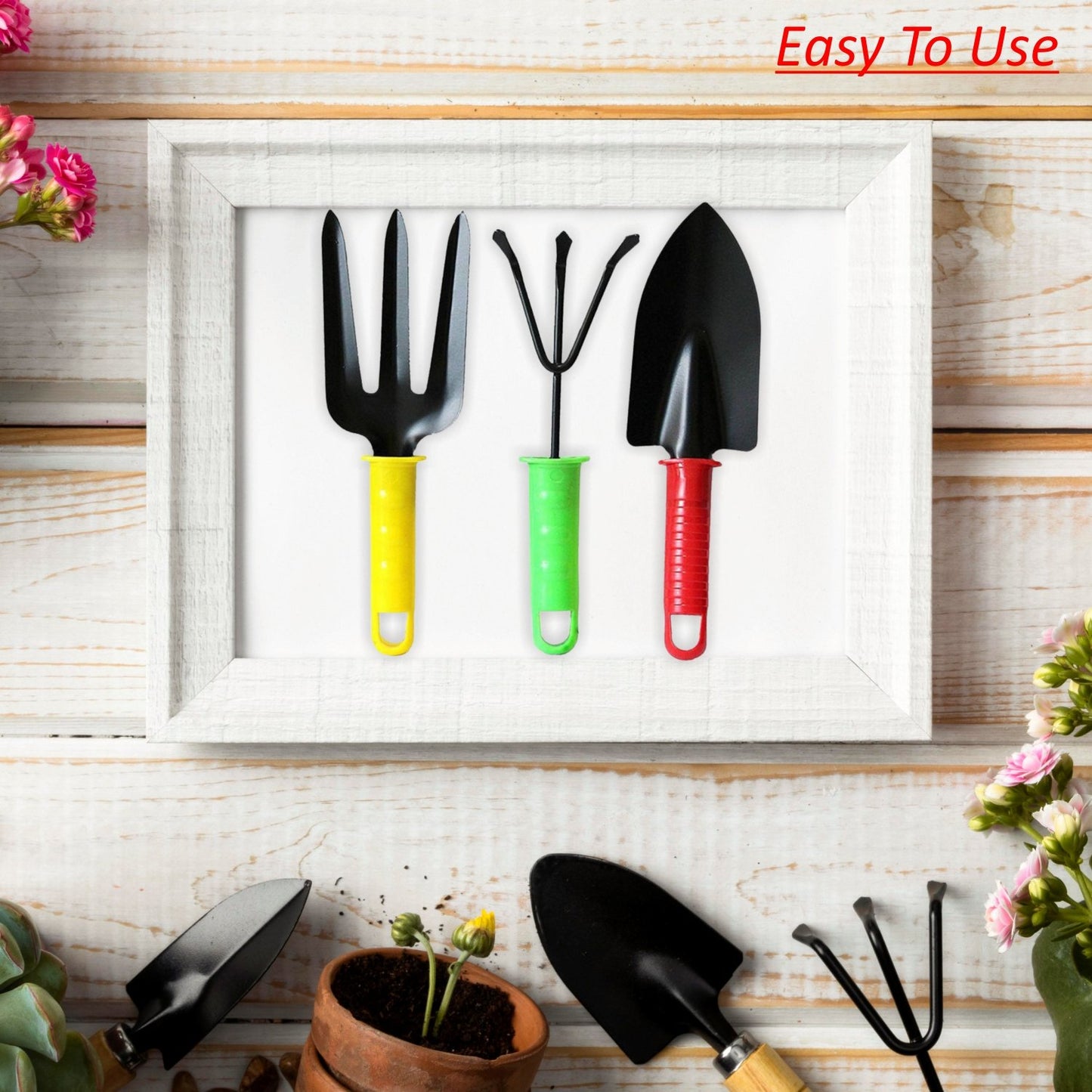 Colorfull Garden Tool Set Set Of 3pc - Happy Price - Image 5