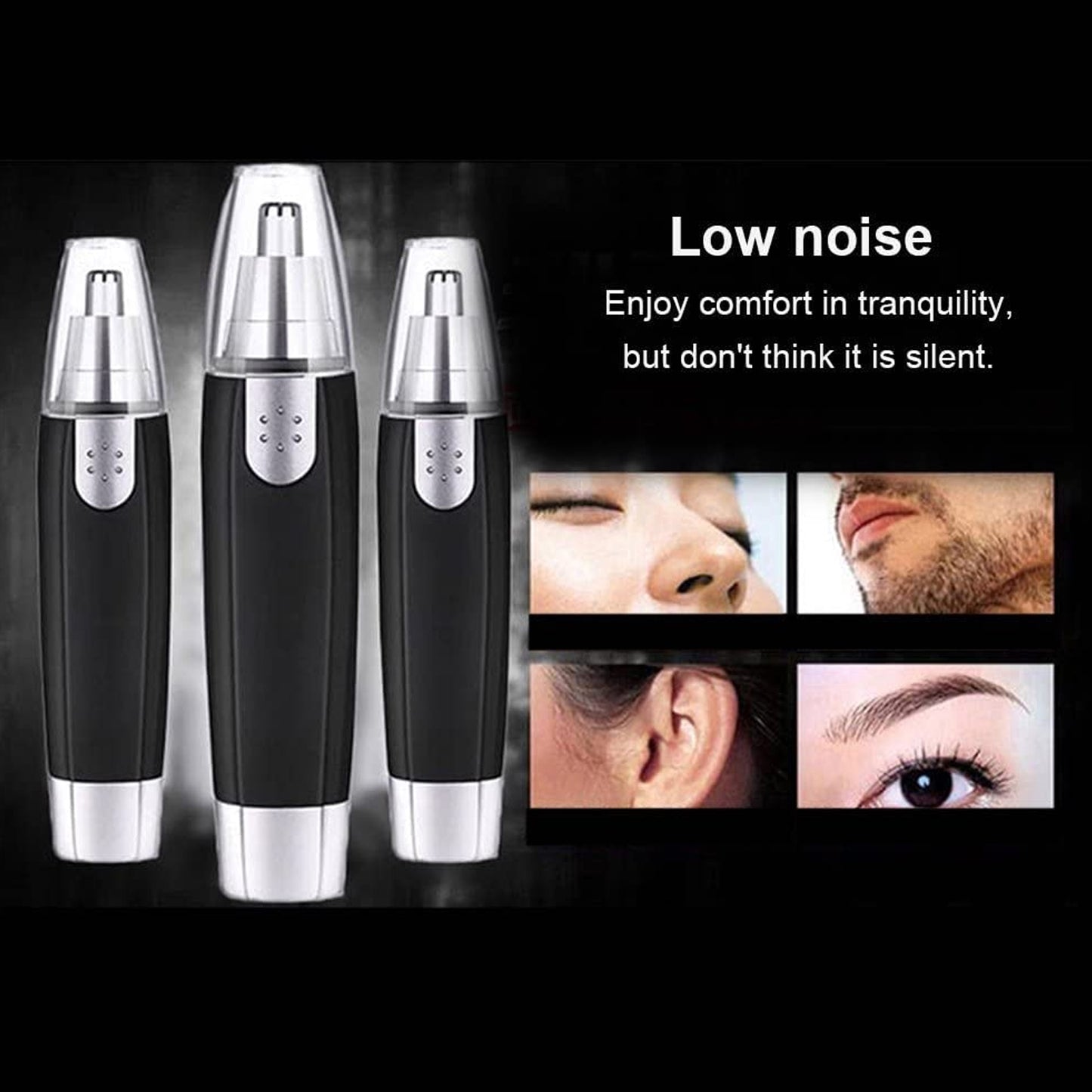 6003 Sharp New Ear And Nose Hair Trimmer Professional Heavy Duty Steel Nose Clipper Battery-operated. - Happy Price - Image 5