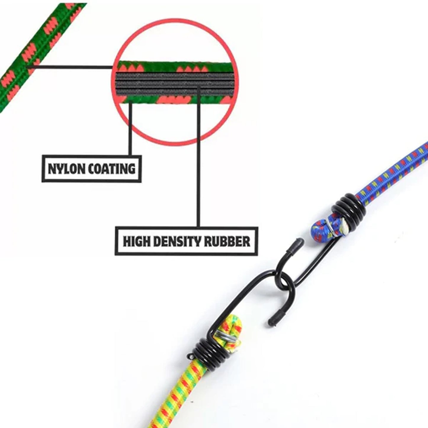 Durable Luggage Tie-Down Rope with Hooks - 1 Piece - Happy Price - Image 4