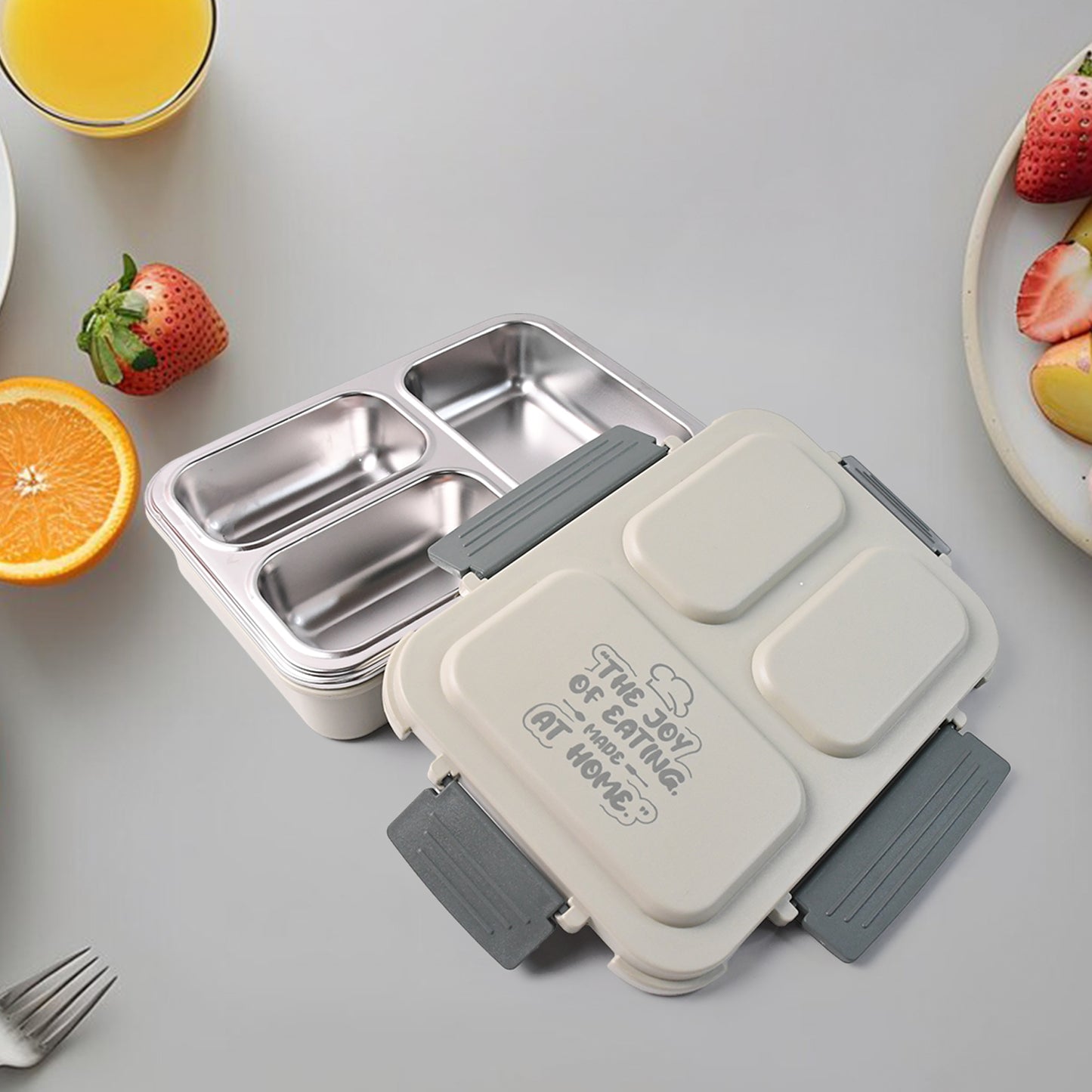 HappyPrice 4-Piece Lunch Box Set with Stand (200ml Each) - Happy Price - Image 4