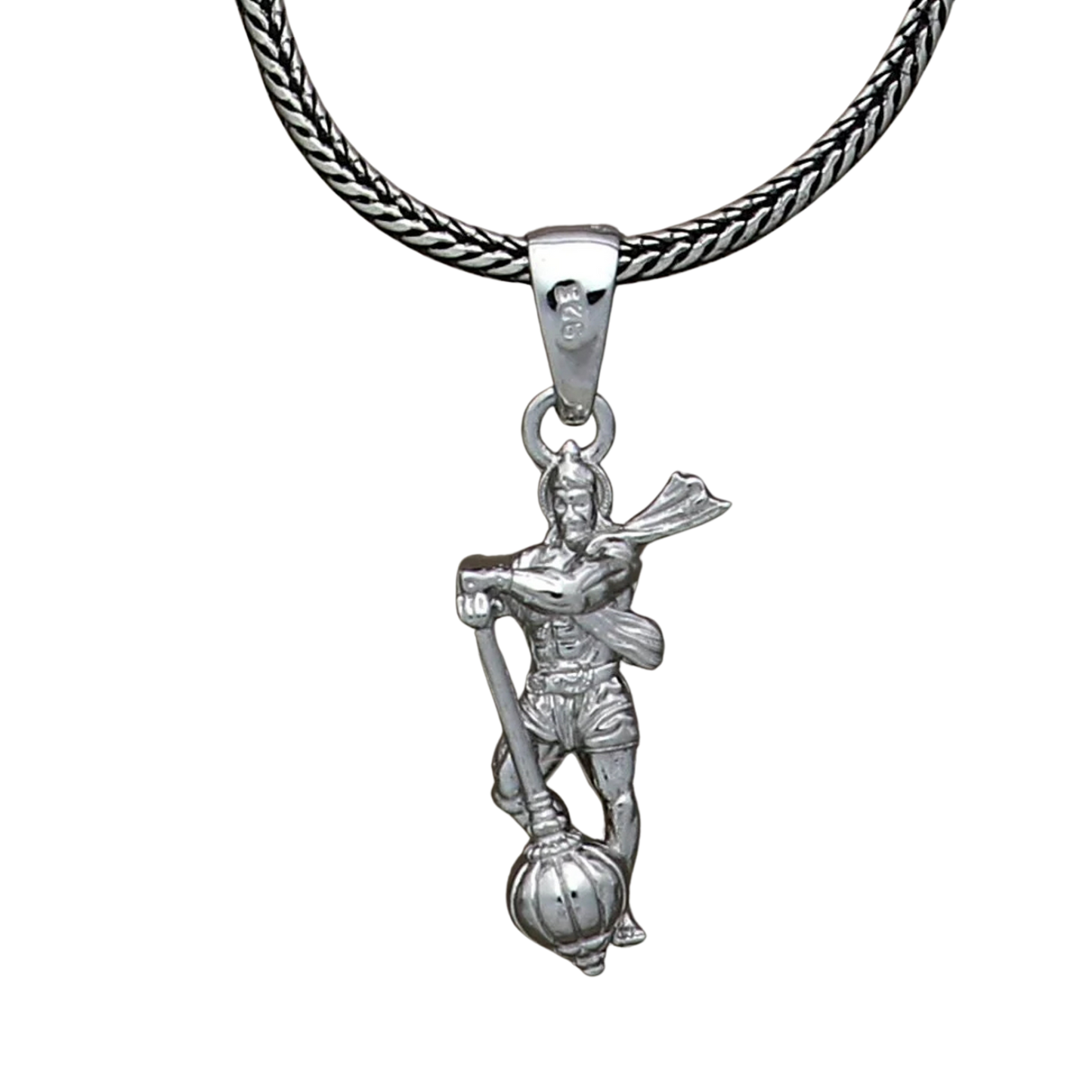 Hanuman Ji Pendant With Gada Religious Jewellery For Men And Women (1 Pc) - Happy Price - Image 4