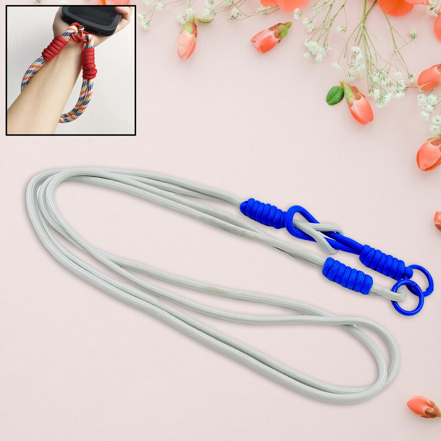 Universal Lanyard For Phone Cross-body Cell Phone Lanyard With All Smartphones (1 Pc 51 Inch Multicolor) - Happy Price - Image 2