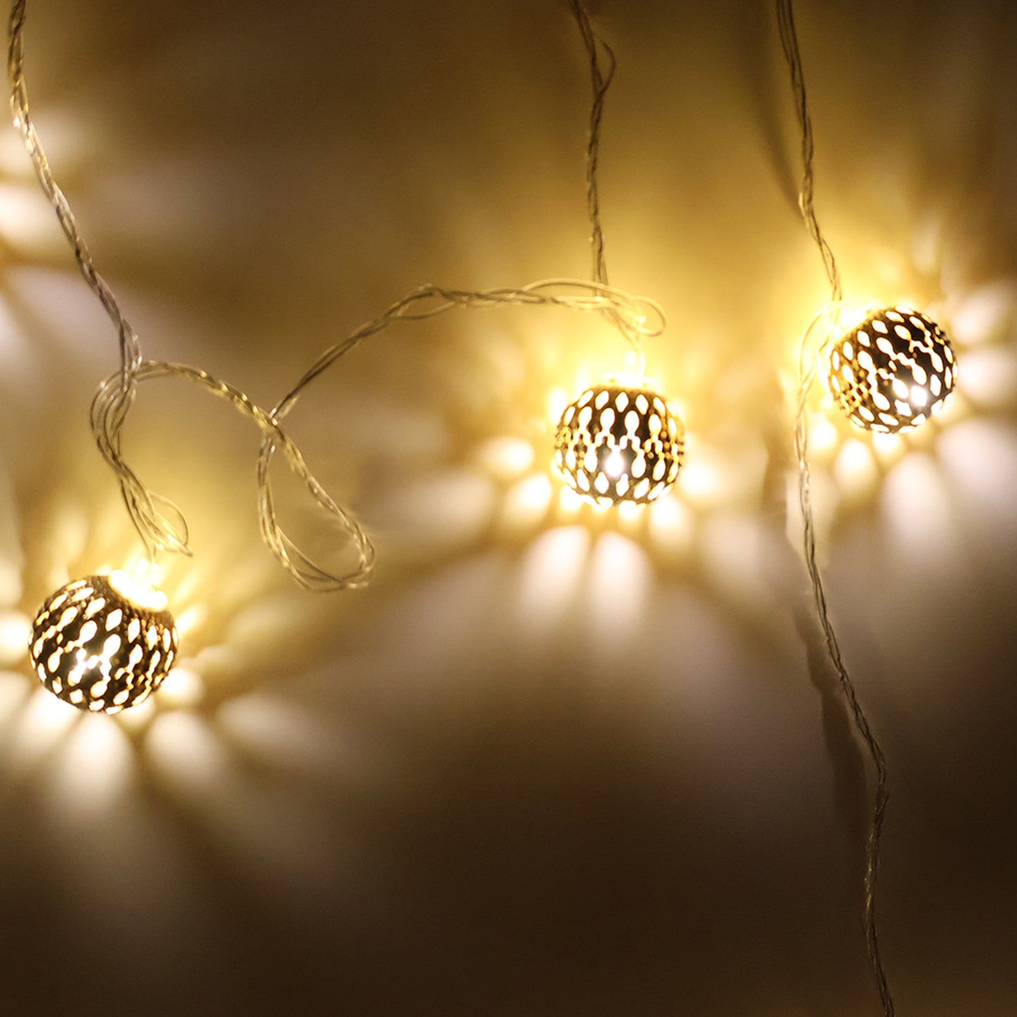 Decorative Metal Ball Led String Light (3 Meter ) - Happy Price - Image 5