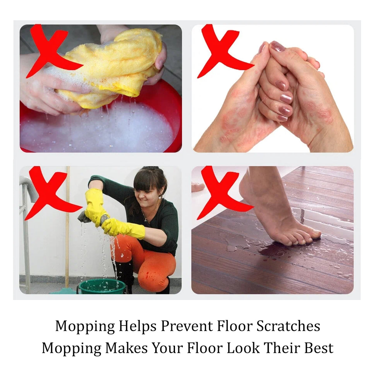 Spin Mop with Wheels and Wringer Bucket for Easy Floor Cleaning - Happy Price - Image 5