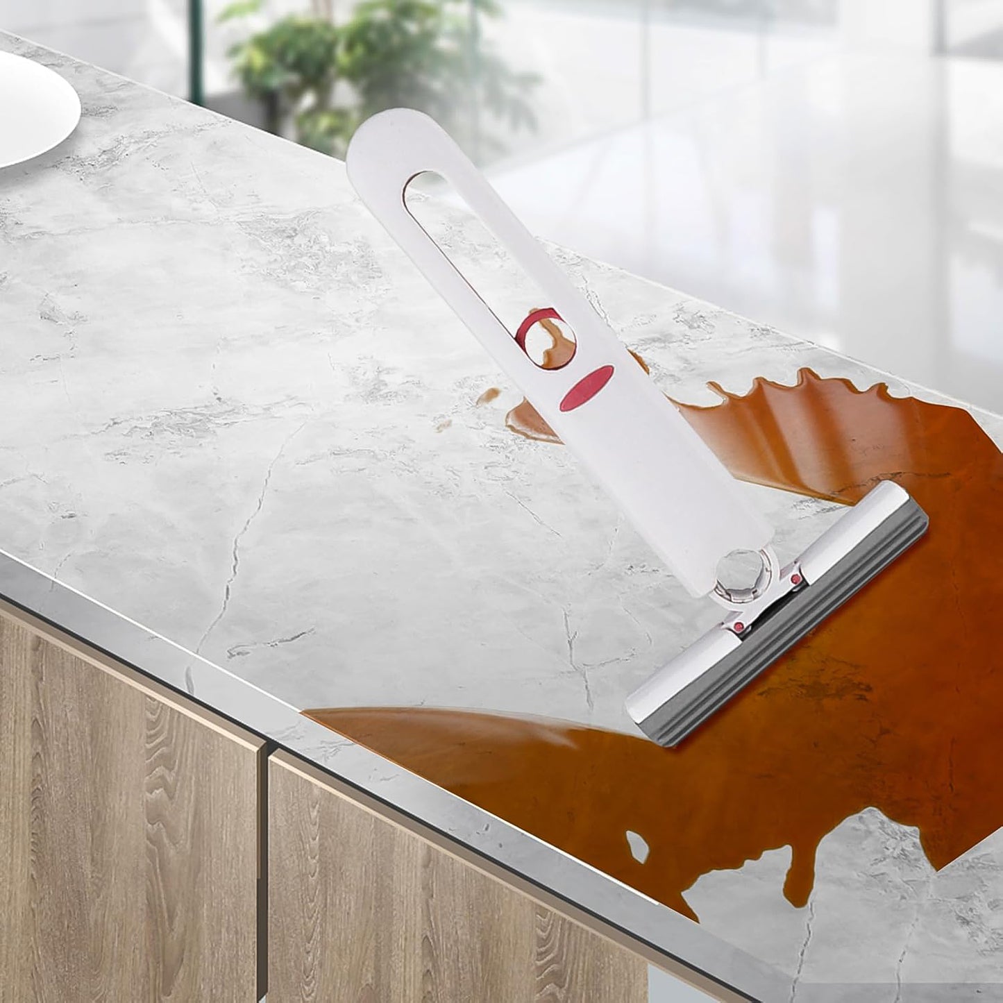 2-in-1 Rotating Head Glass Wiper Squeegee - 1 Pc - Happy Price - Image 4