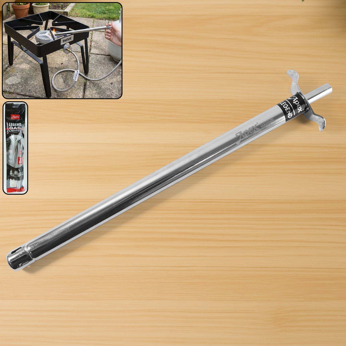 1.5 Feet Long Stainless Steel Gas Lighter for Stoves & BBQs - Happy Price - Image 2