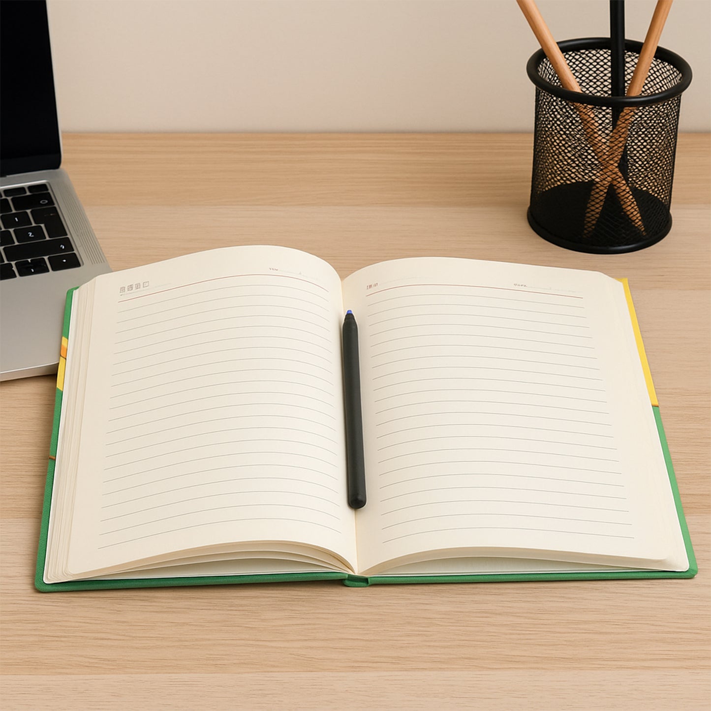 Hardcover Ruled Notebook With Calendar 160 Pages 22x16 Cm (1 Pc) - Happy Price - Image 4