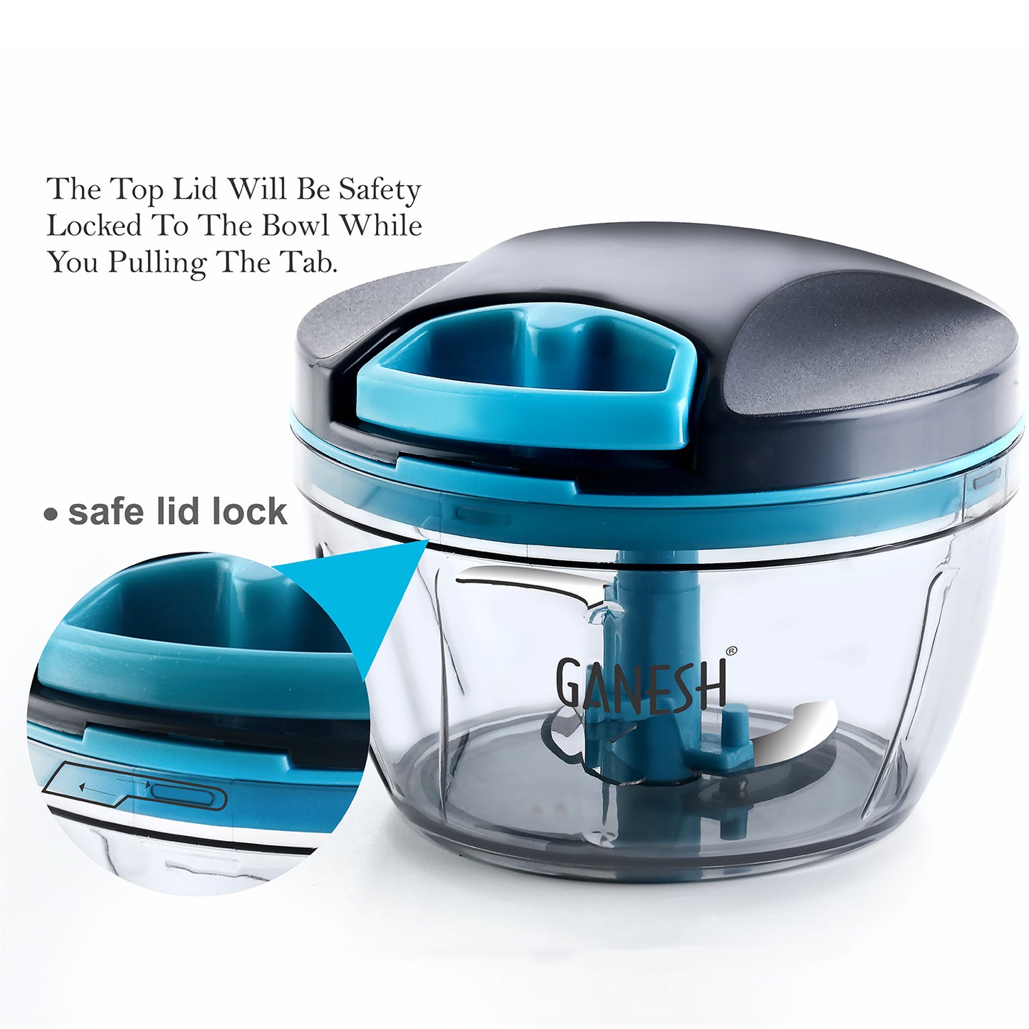 Ganesh Wonder Chopper Grey (470ml) - Happy Price - Image 6