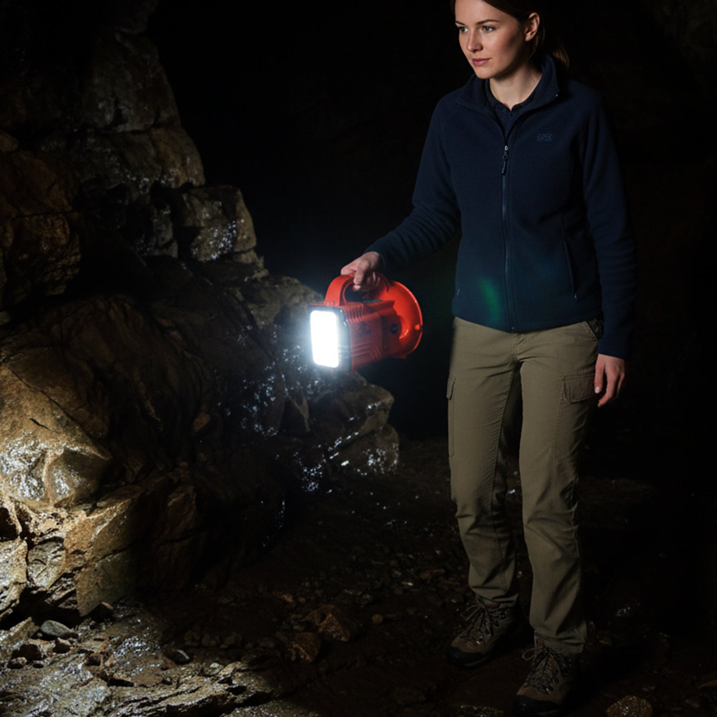 35W Rechargeable LED Emergency Torch Light with Long Range Beam - 1 Pc - Great Price - Image 5