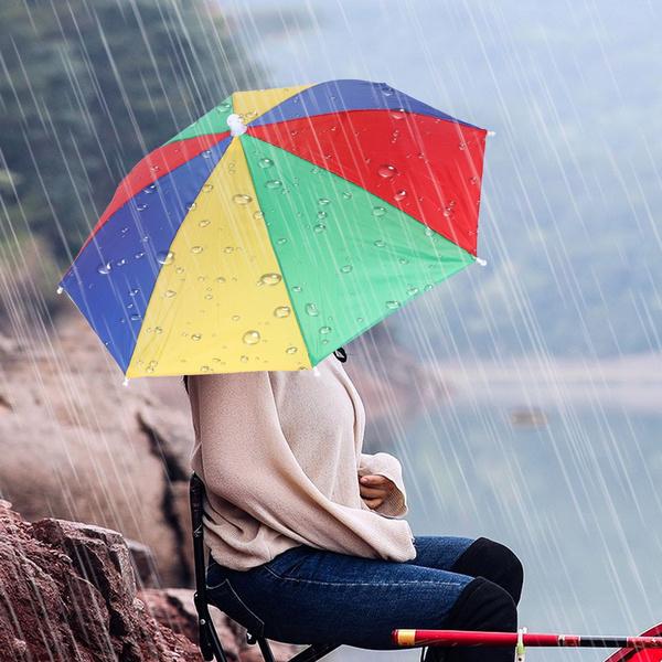 Hands Free Umbrella Hat To Protect From Sun Rain - Happy Price - Image 2