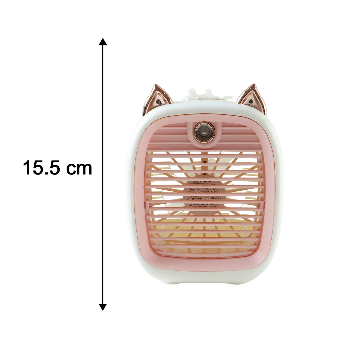 Portable Mini Air Cooler Fan with Mist Spray - USB Rechargeable Personal Cooling Device (1 Pc) - Great Price - Image 5