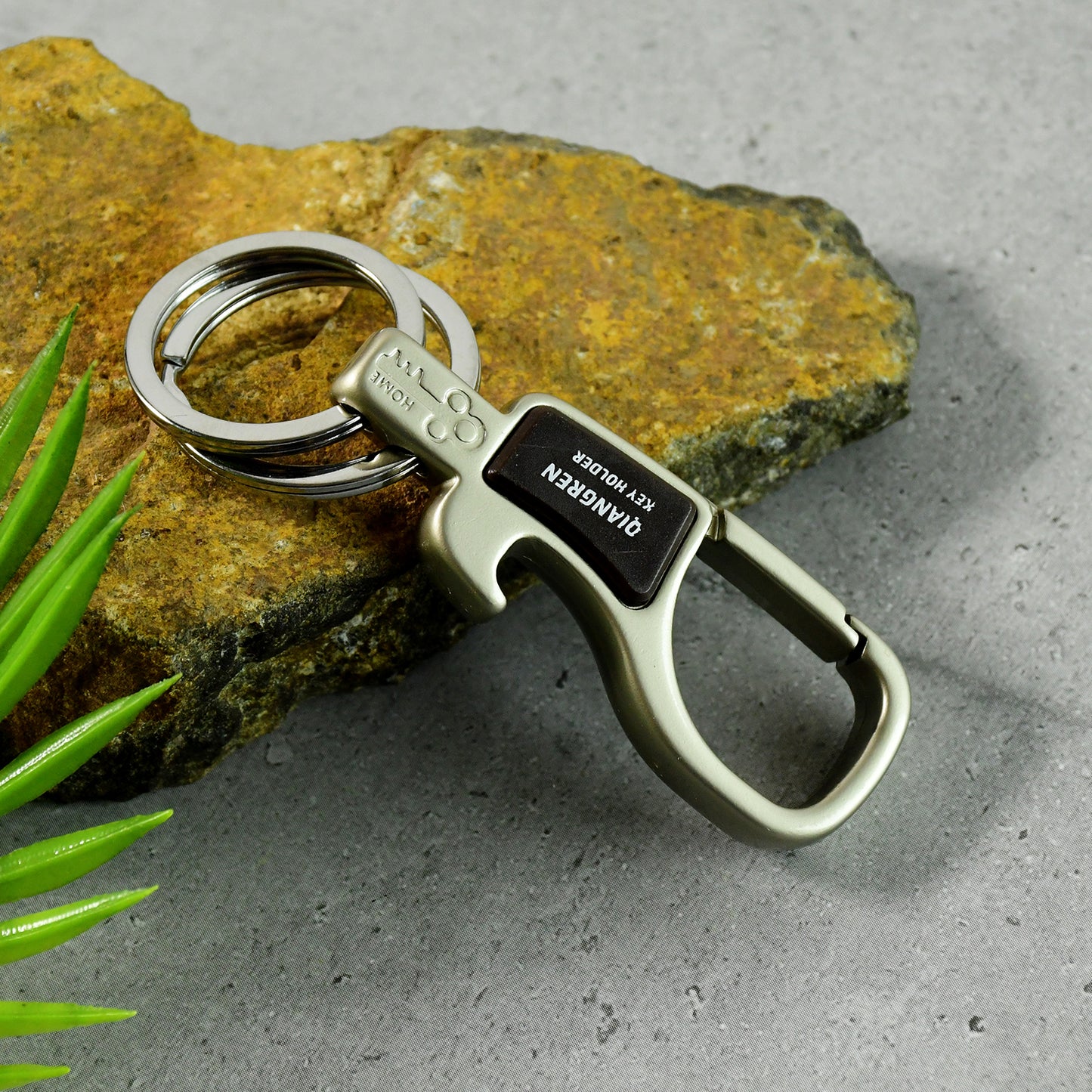 Metal Carabiner Keychain with Dual Rings - 1 Pc - Great Price - Image 4