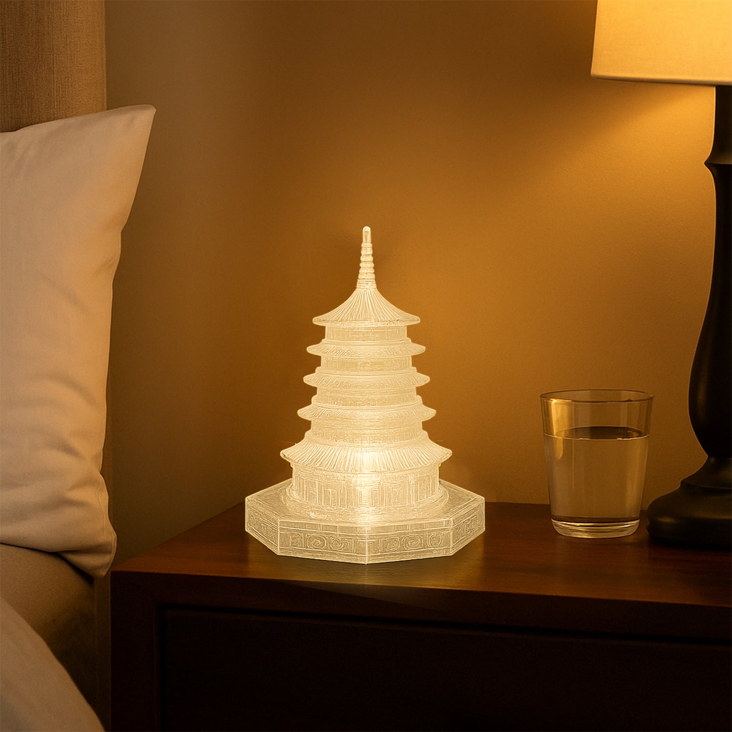 Crystal Pagoda LED Light (1 Pc) - Battery Operated Decorative Lamp for Home & Festivals - Happy Price - Image 5