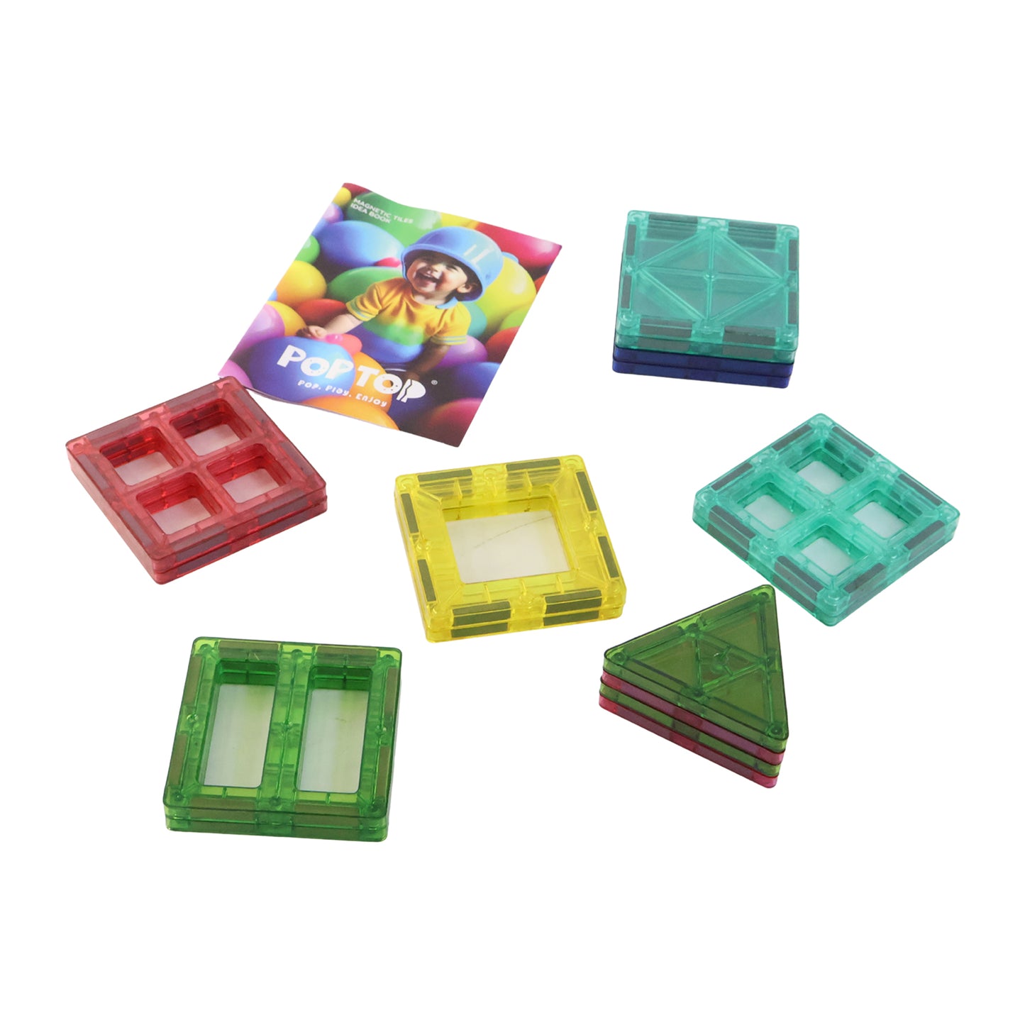 16 Piece Magnetic Building Blocks for Kids - STEM Educational Toy Set - Happy Price - Image 2