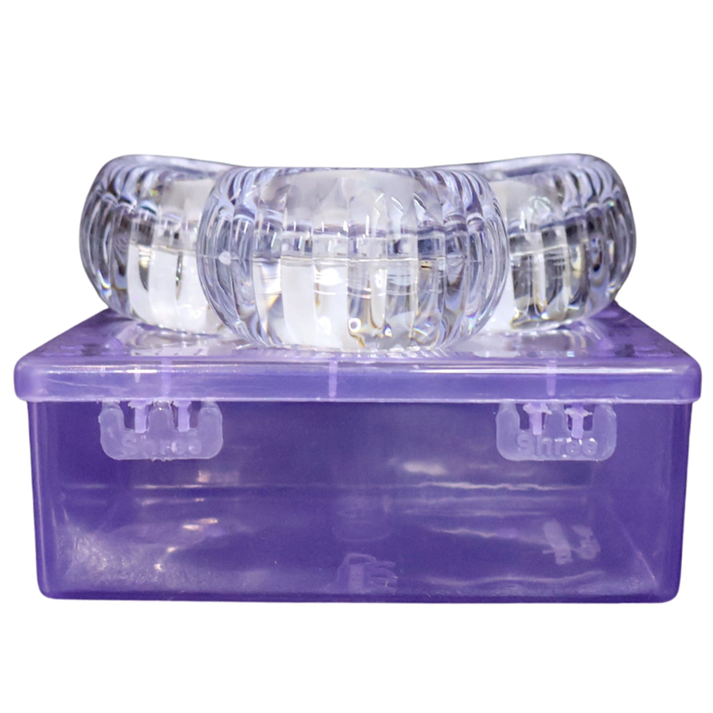 Set of 3 Heart-Shaped Flameless LED Candles - Crystal Effect Decorative Lights - Happy Price - Image 2