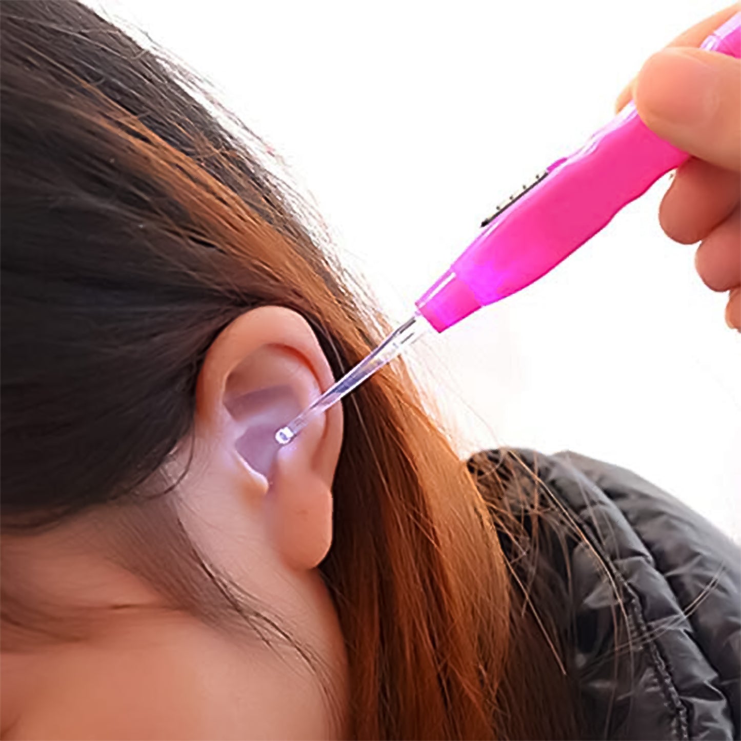 Pink Led Flashlight Earpick With Tweezer (1 Pc) - Happy Price - Image 4