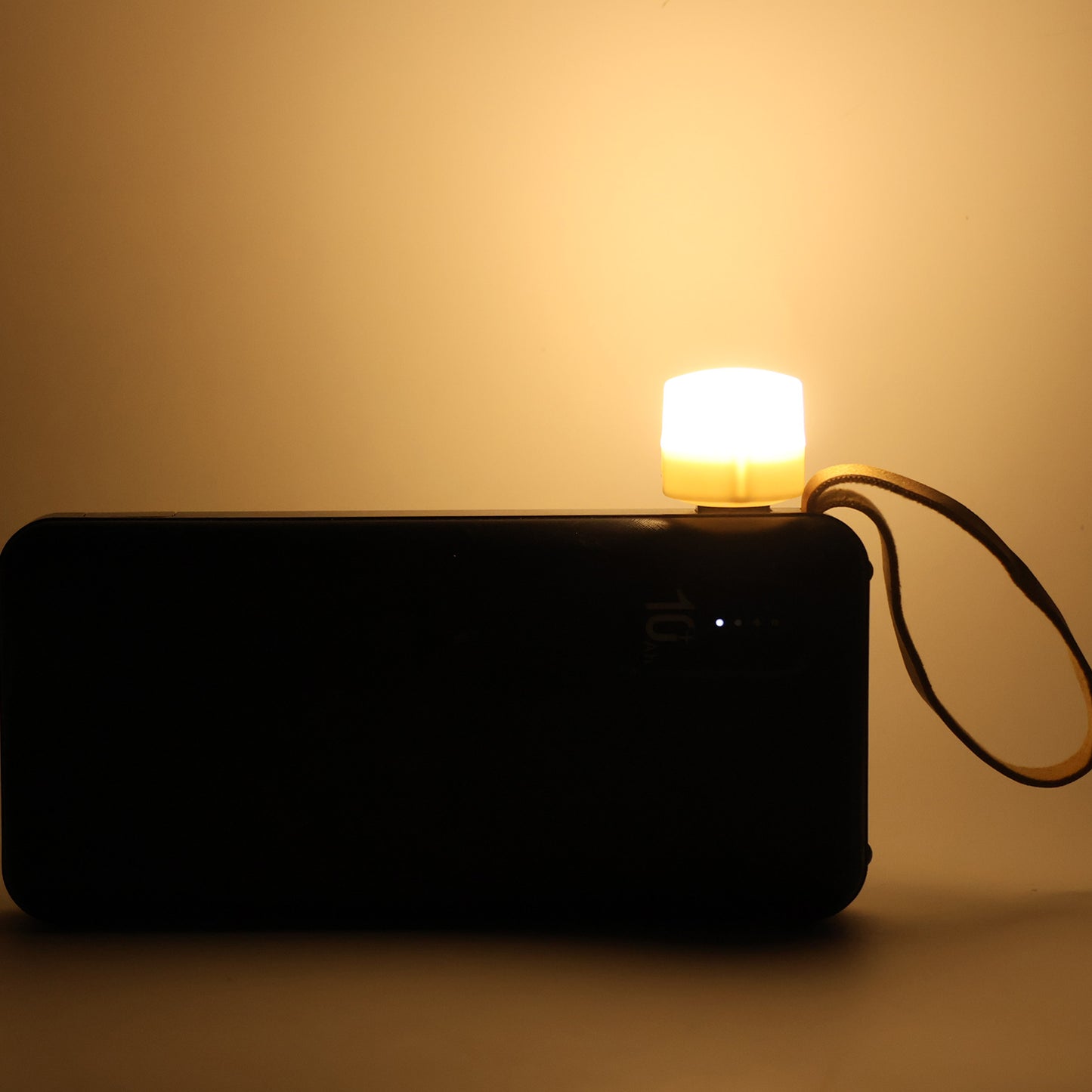 Yellow USB LED Night Light Plug - Compact & Portable (1 Pc) - Happy Price - Image 3
