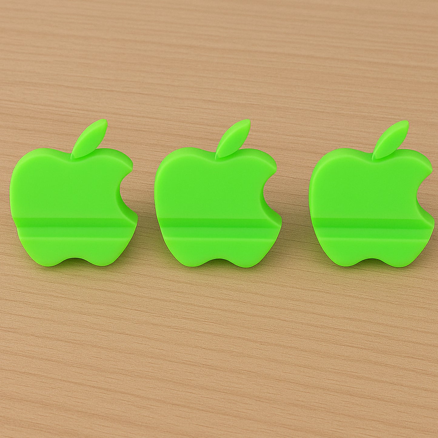 Apple-shaped Plastic Mobile Phone Holder (3 Pc Mix Color) - Happy Price - Image 3