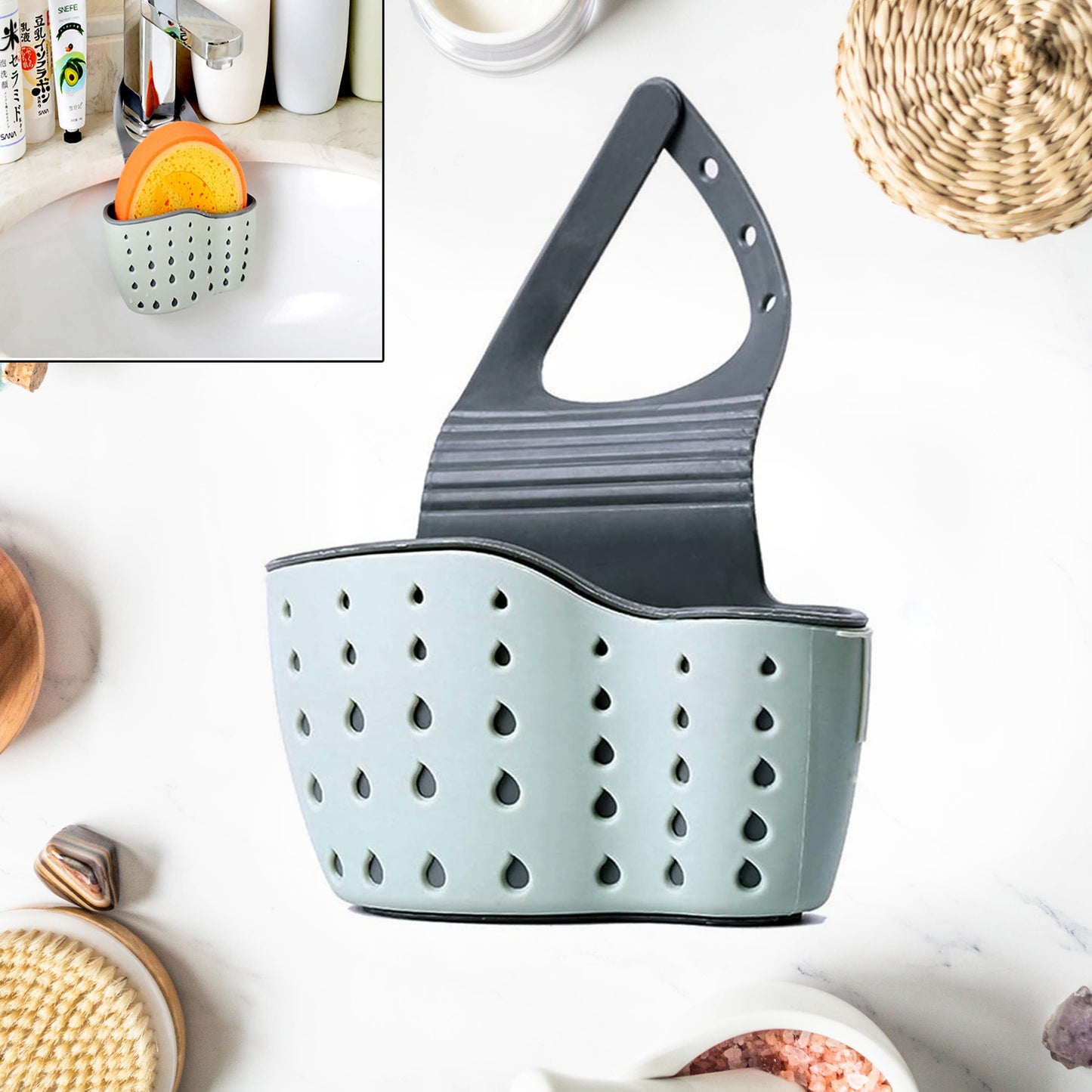 Multifunctional Kitchen Sink Organiser Kitchen Sink Caddy (1 Pc) - Happy Price - Image 7