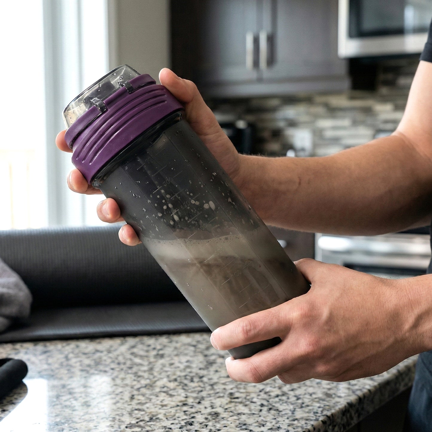 700 ML Multipurpose Shaker Bottle with Leak-Proof Lid & Carry Loop - Happy Price - Image 3