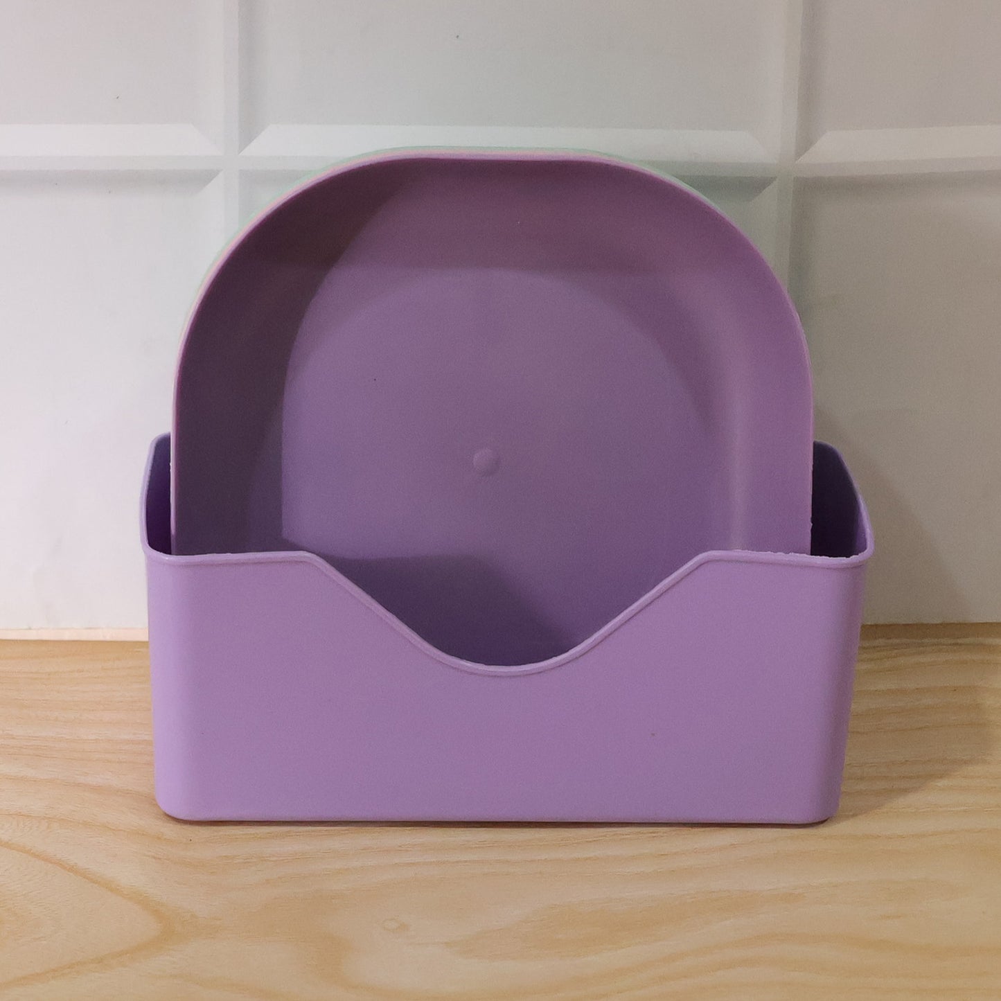 11 Piece Plastic Snack Serving Tray Set with Stand - Happy Price - Image 7